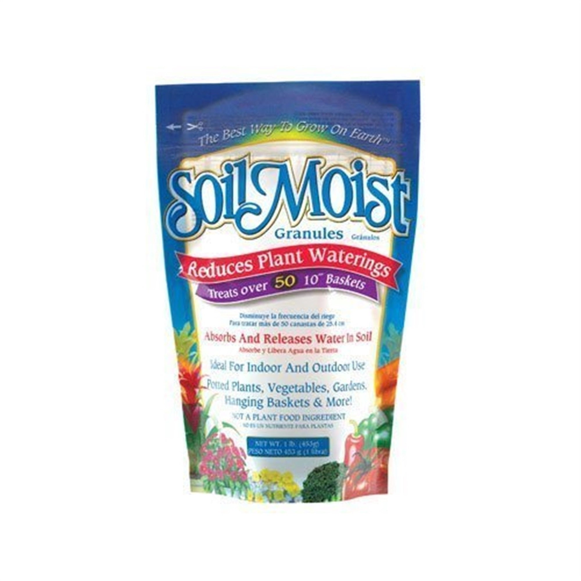 Soil Moist Granules, Absorbs and Releases Water in Soil