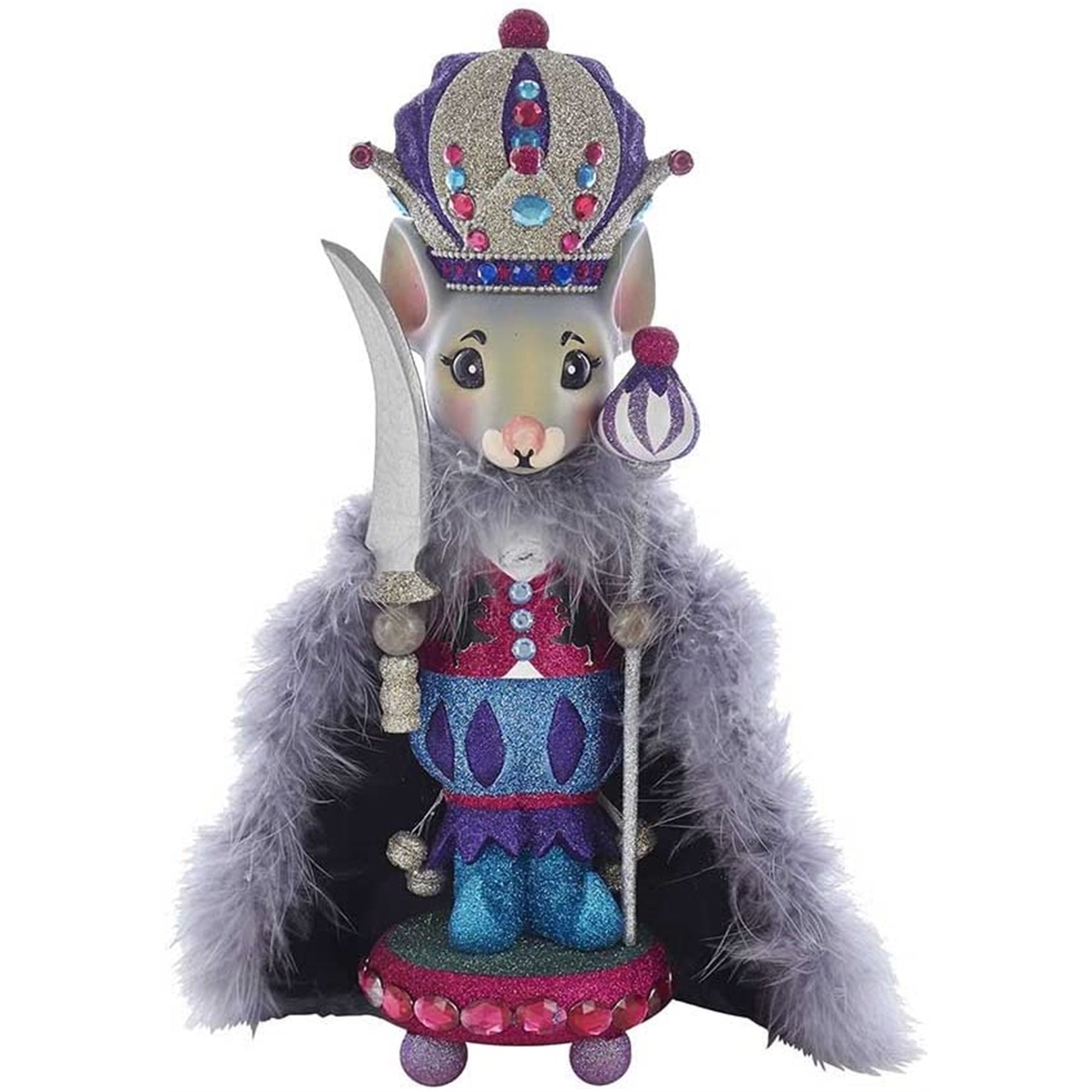 Kurt Adler Kurt Adler Hollywood Mouse King Nutcracker, 15"