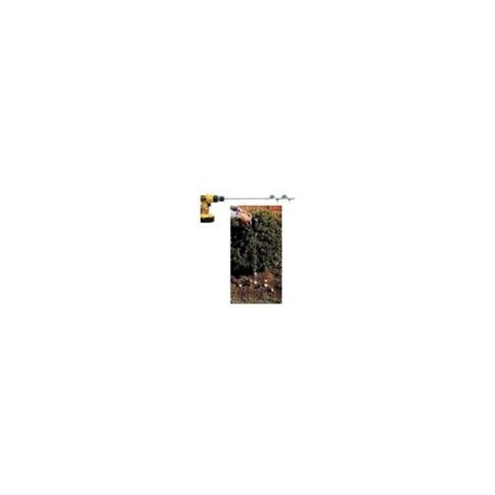 Jisco Protech Steel Bulb Planter Augur Drill Attachment, 2.75" x 24"
