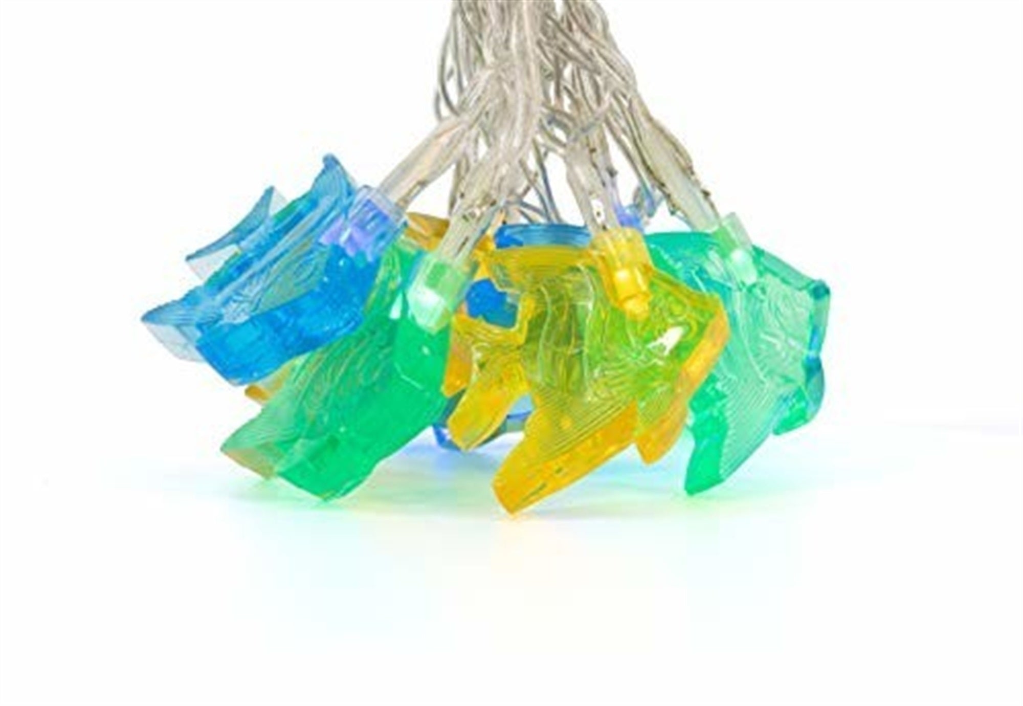ProductWorks Battery-Operated Ultra LED Lights with Timer Feature, 10 Lights, Tropical Fish