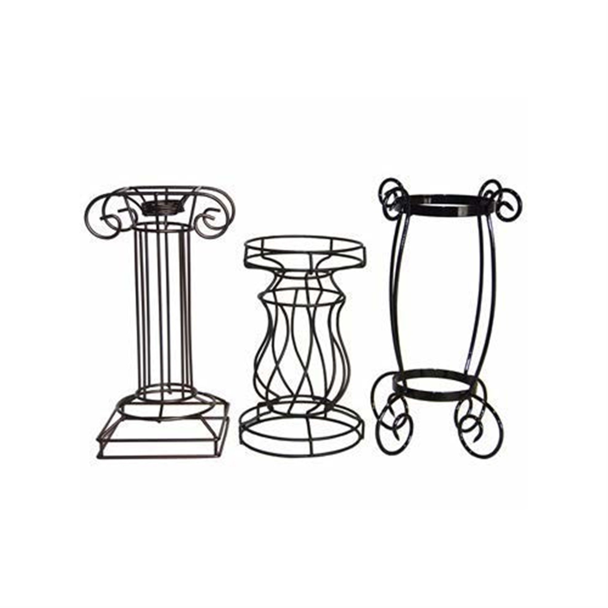 Very Cool Stuff Tall Metal Gazing Globe Stand, Black, 14in (Assorted - 1 Style Selected by Shipper)