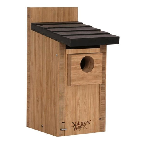 Nature's Way Cedar Bluebird Box House — Weather-Resistant Nesting Box —  Easy Clean, 12"