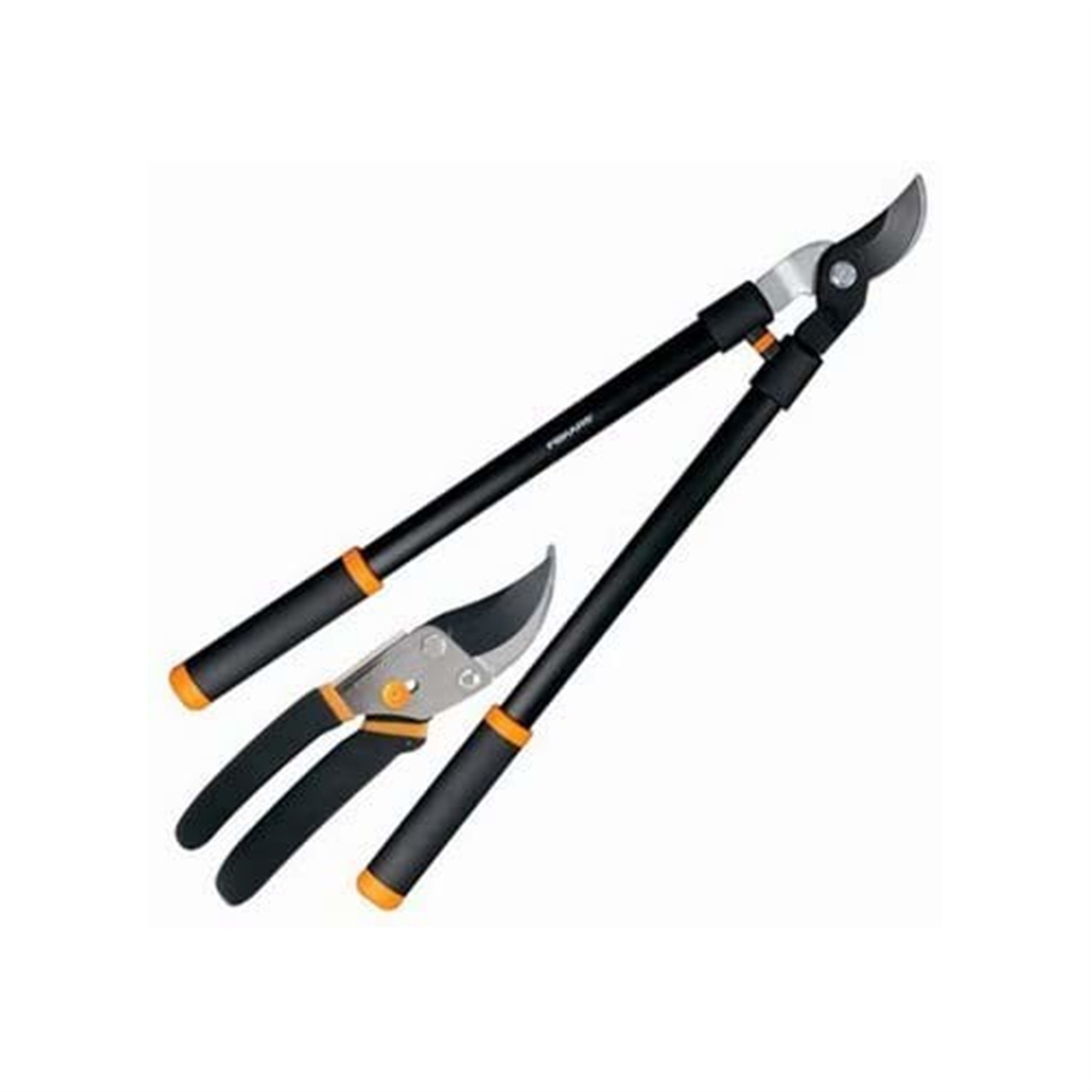 Friskars 2-Piece Lopper and Pruner Set – 15” Bypass Lopper & 8” Bypass Pruner with Ergonomic Handles for Precise Trimming and Pruning