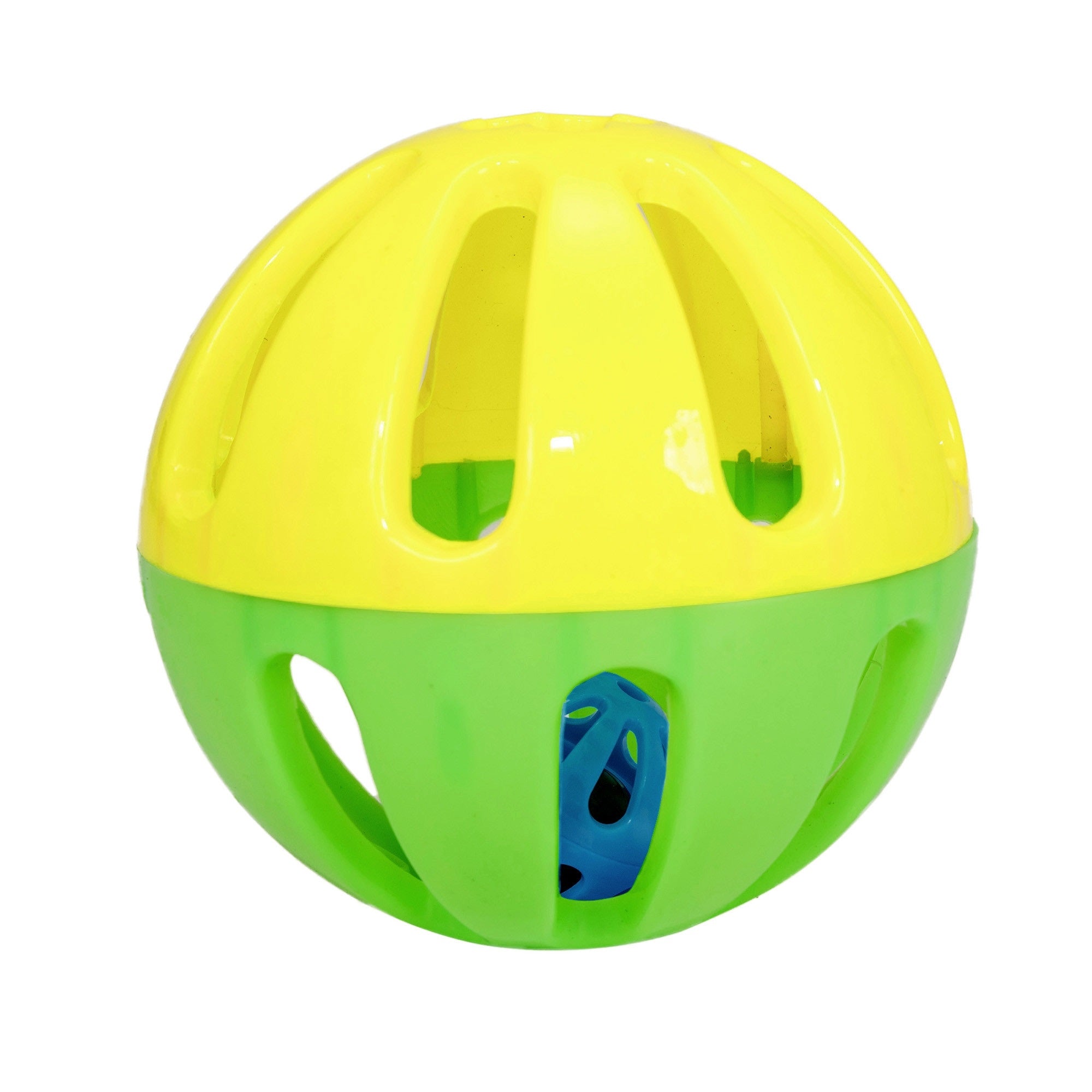 Ware Manufacturing Peck-N-Play Chicken Treat Ball with Jingle Ball Inside, 4.5"