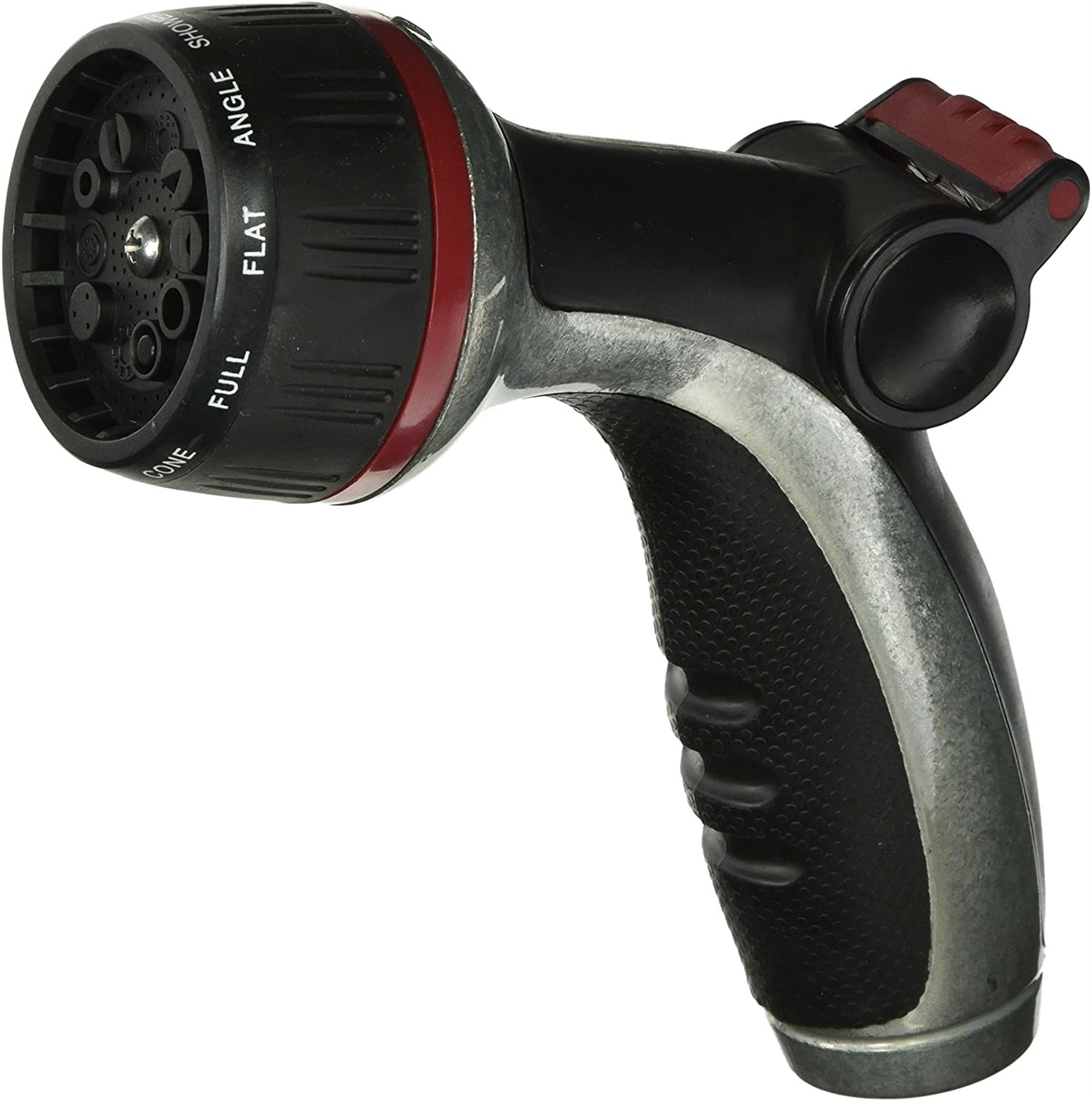 Green Thumb 10-Pattern Metal Nozzle with Thumb Flow Control