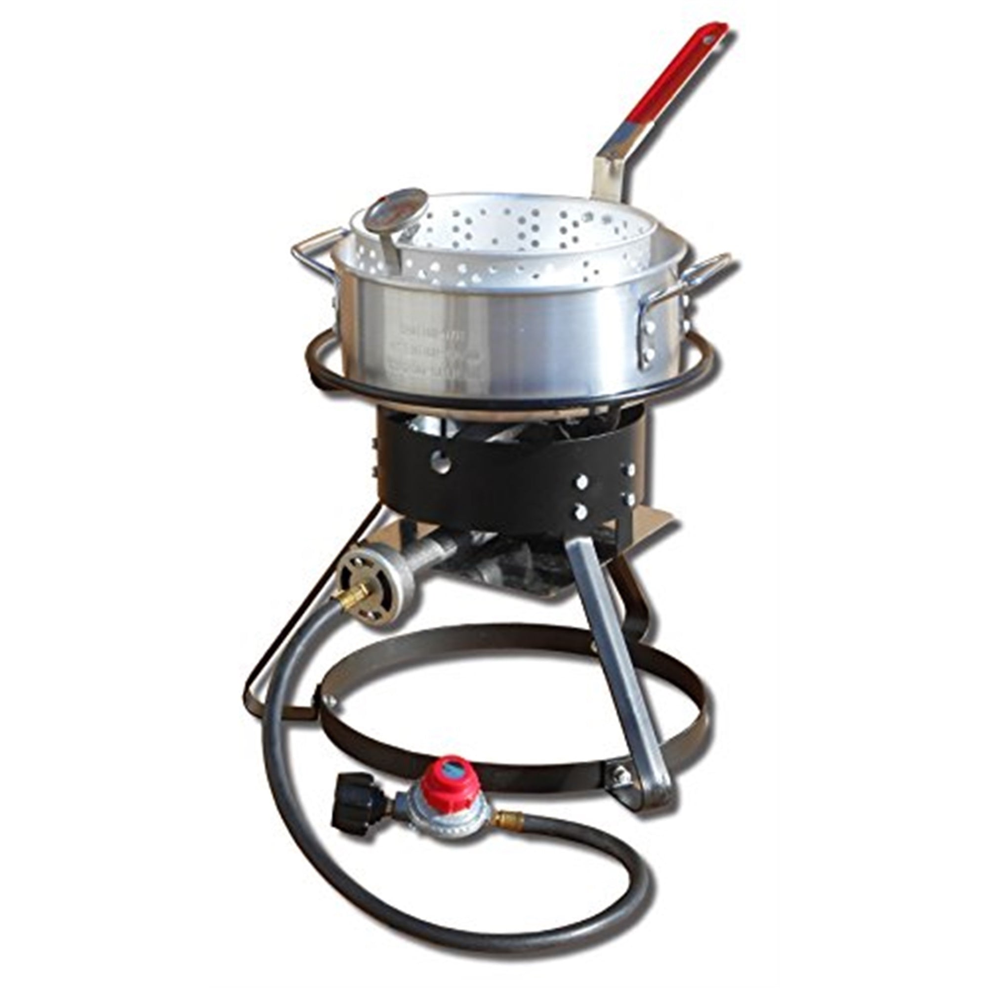 King Kooker Bolt Together Portable Propane Outdoor Cooker Package, 12"