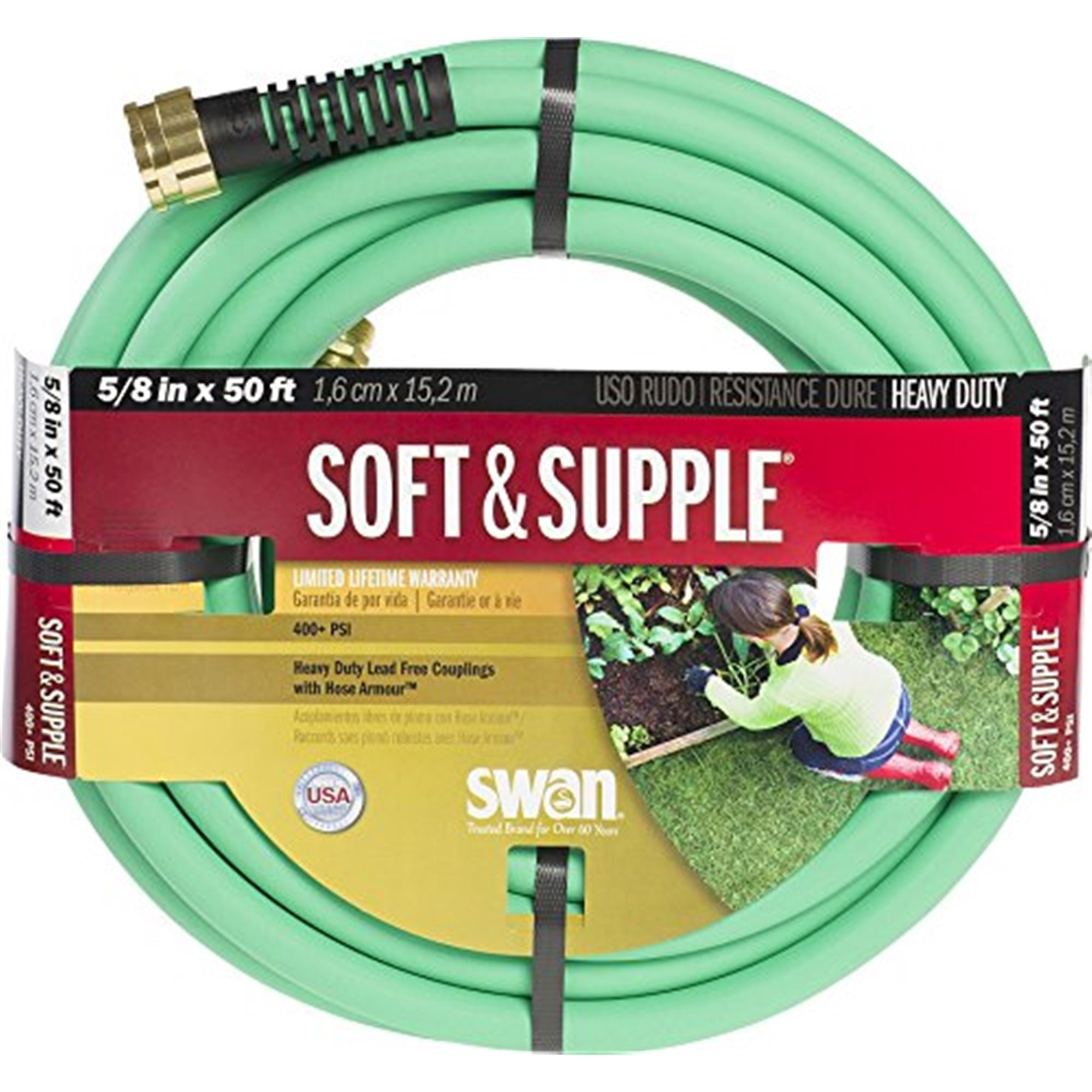 Swan Soft & Supple Easy Coil Water Hose with Crush Proof Couplings