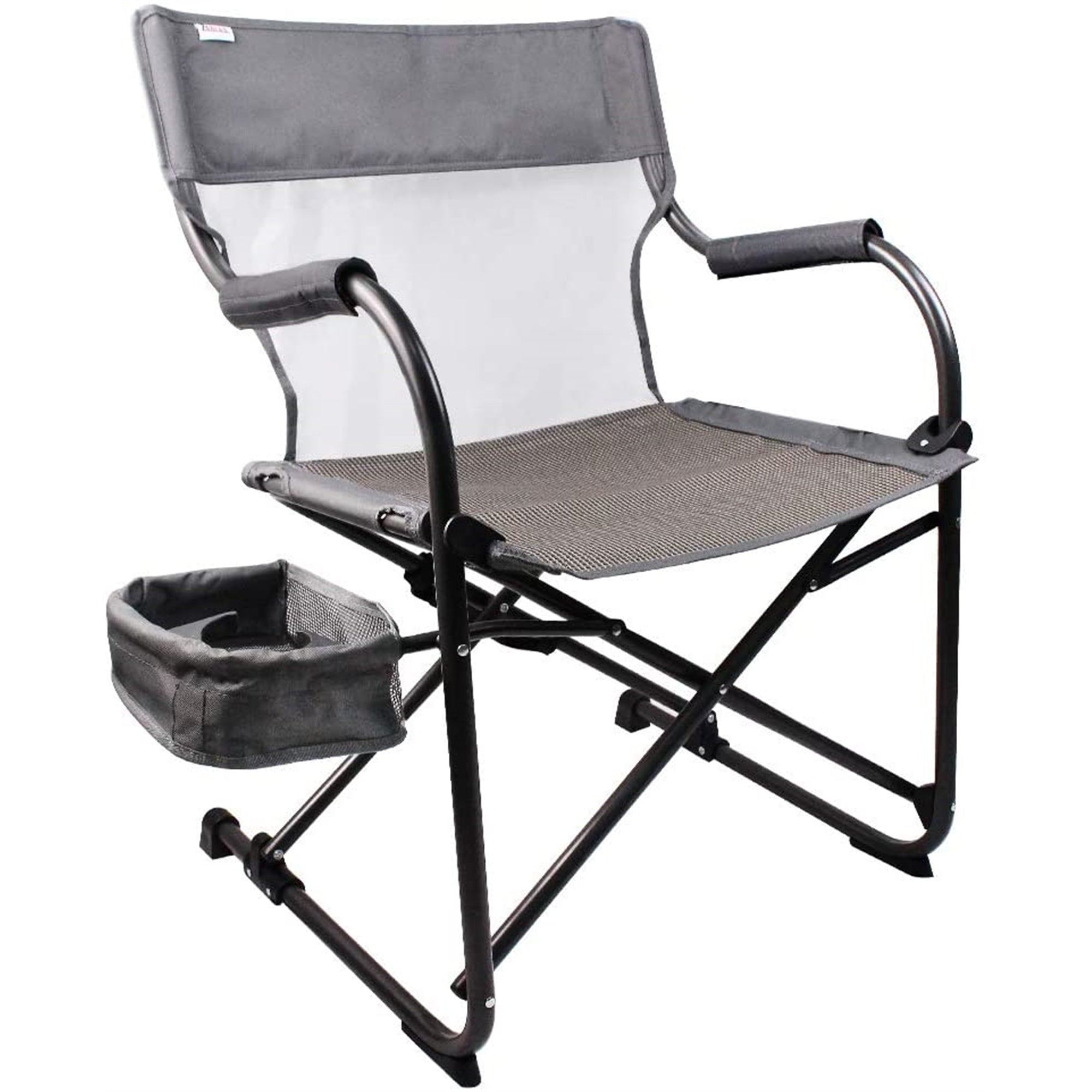 Zenree Heavy Duty Portable Foldable Director's Chair, Gray