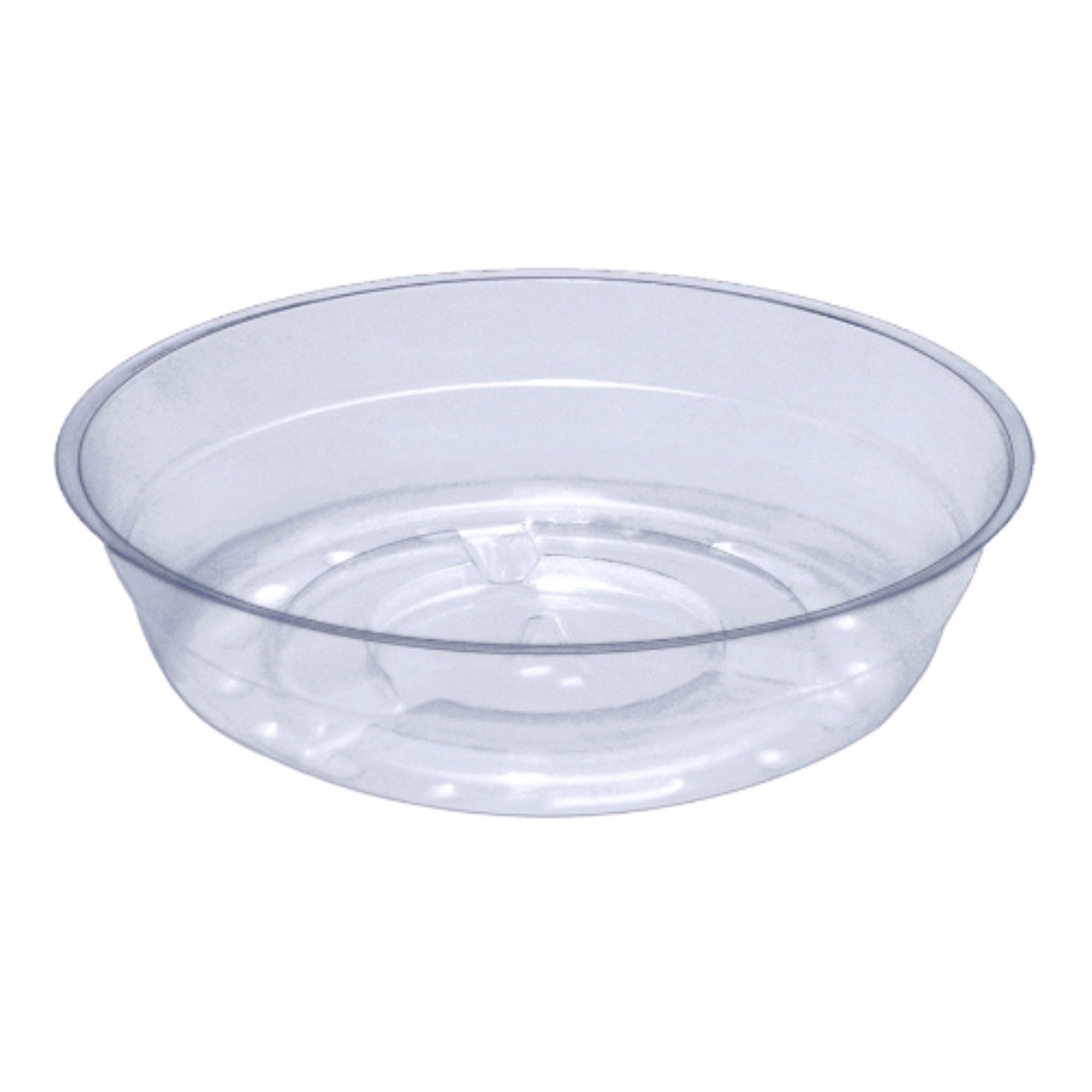 Curtis Wagner Vinyl Planter/Pot Saucer, Clear, 4" (Pack of 1)