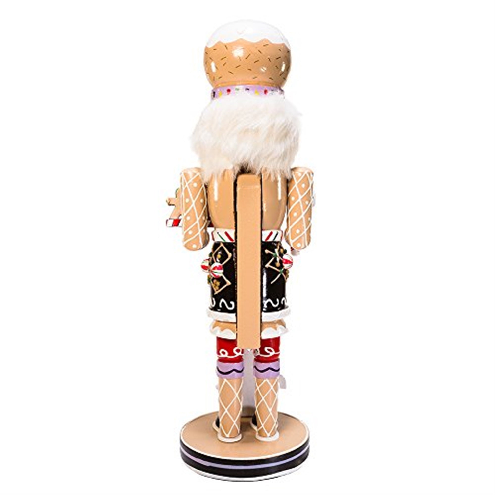 Kurt Adler Wooden Gingerbread Christmas Nutcracker, 16"