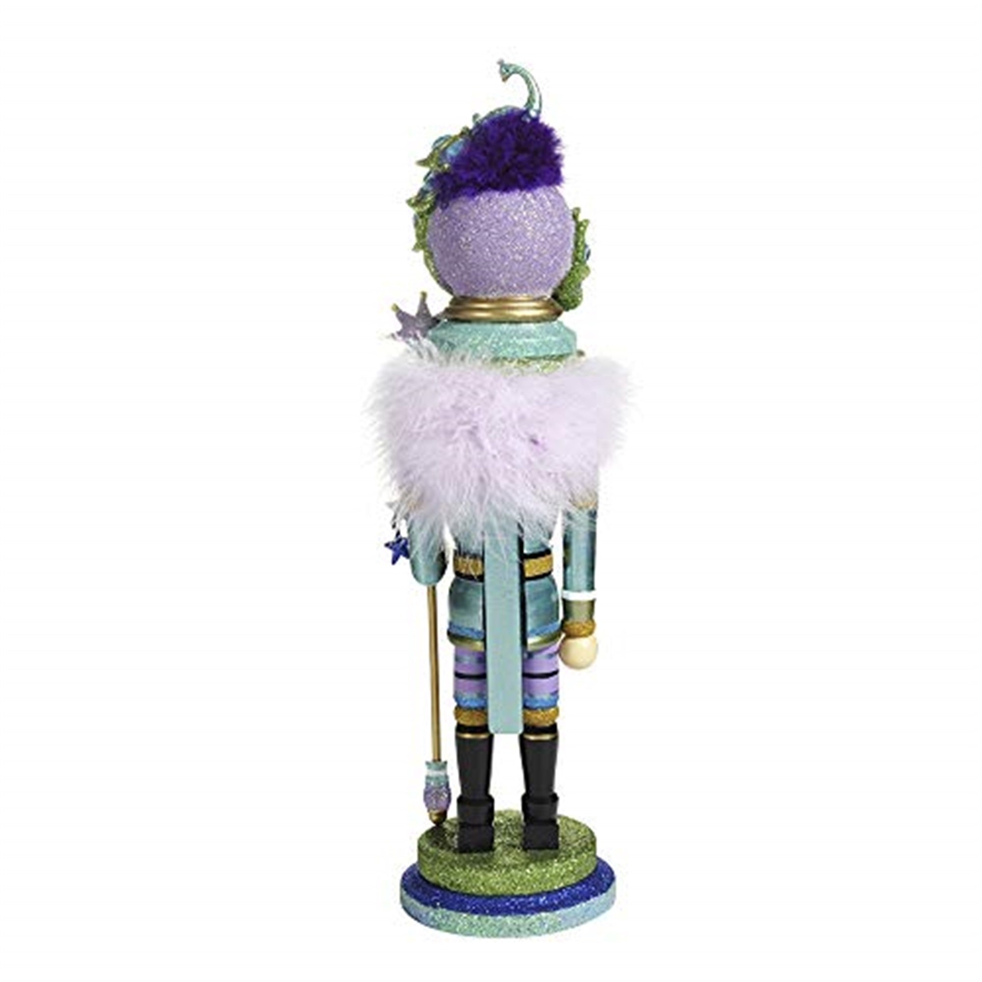 Kurt Adler Hollywood Nutcracker Collection, Peacock Hat 17.5"