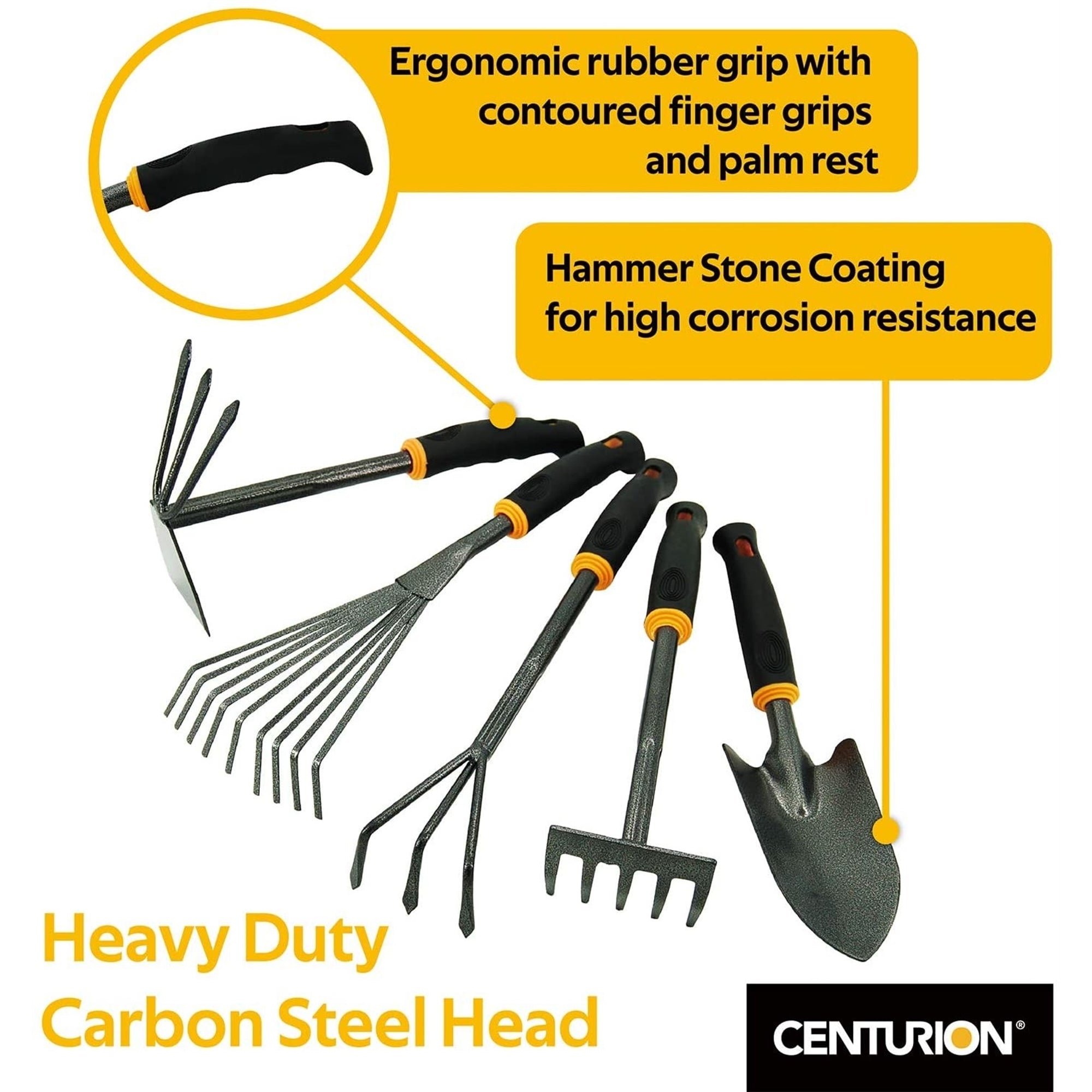 Centurion Hammerstone Garden Tool 5 Piece Set