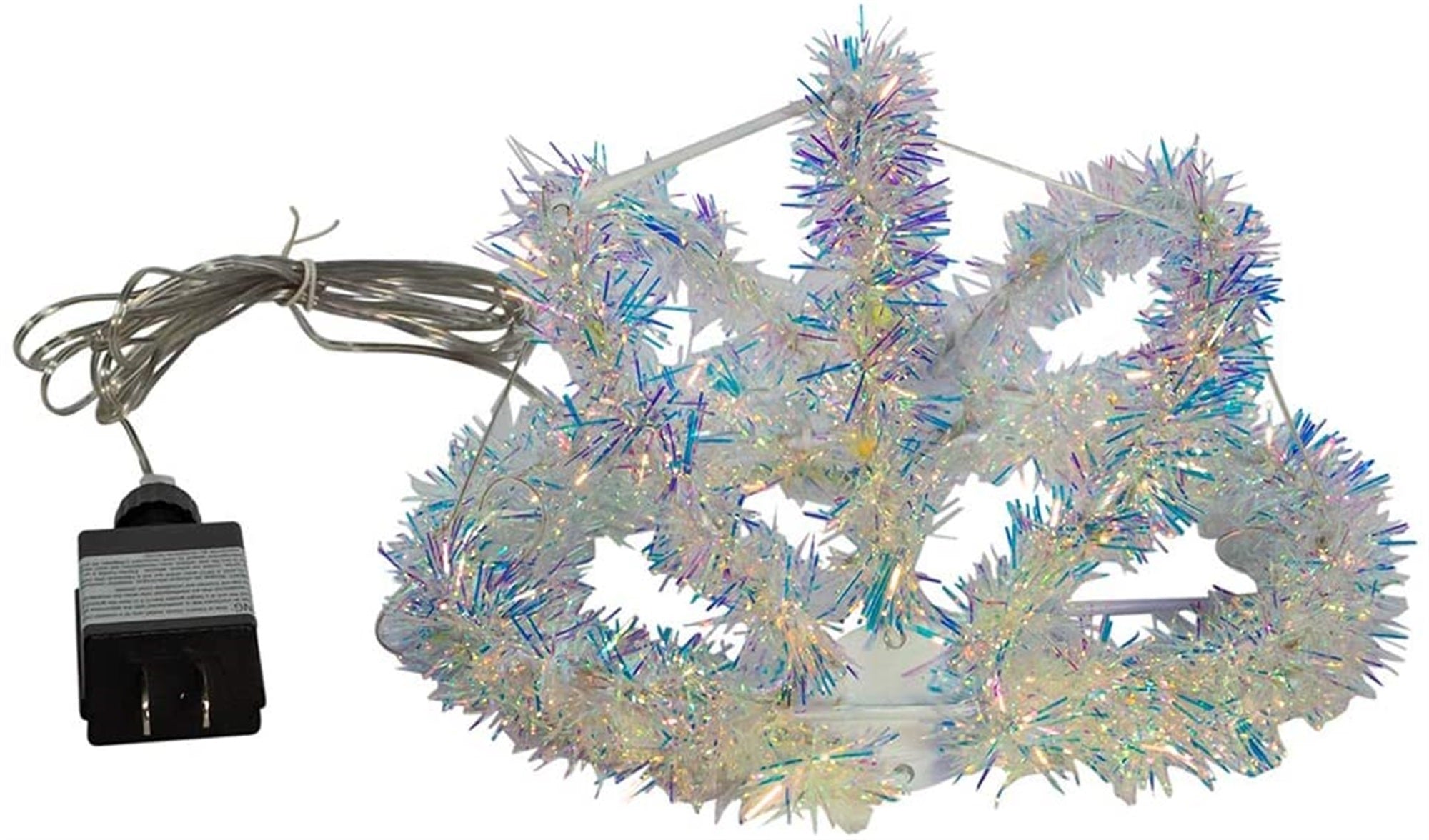 Kurt Adler Foldable Hanging Sphere Christmas Light, Multi-Colored, 8"