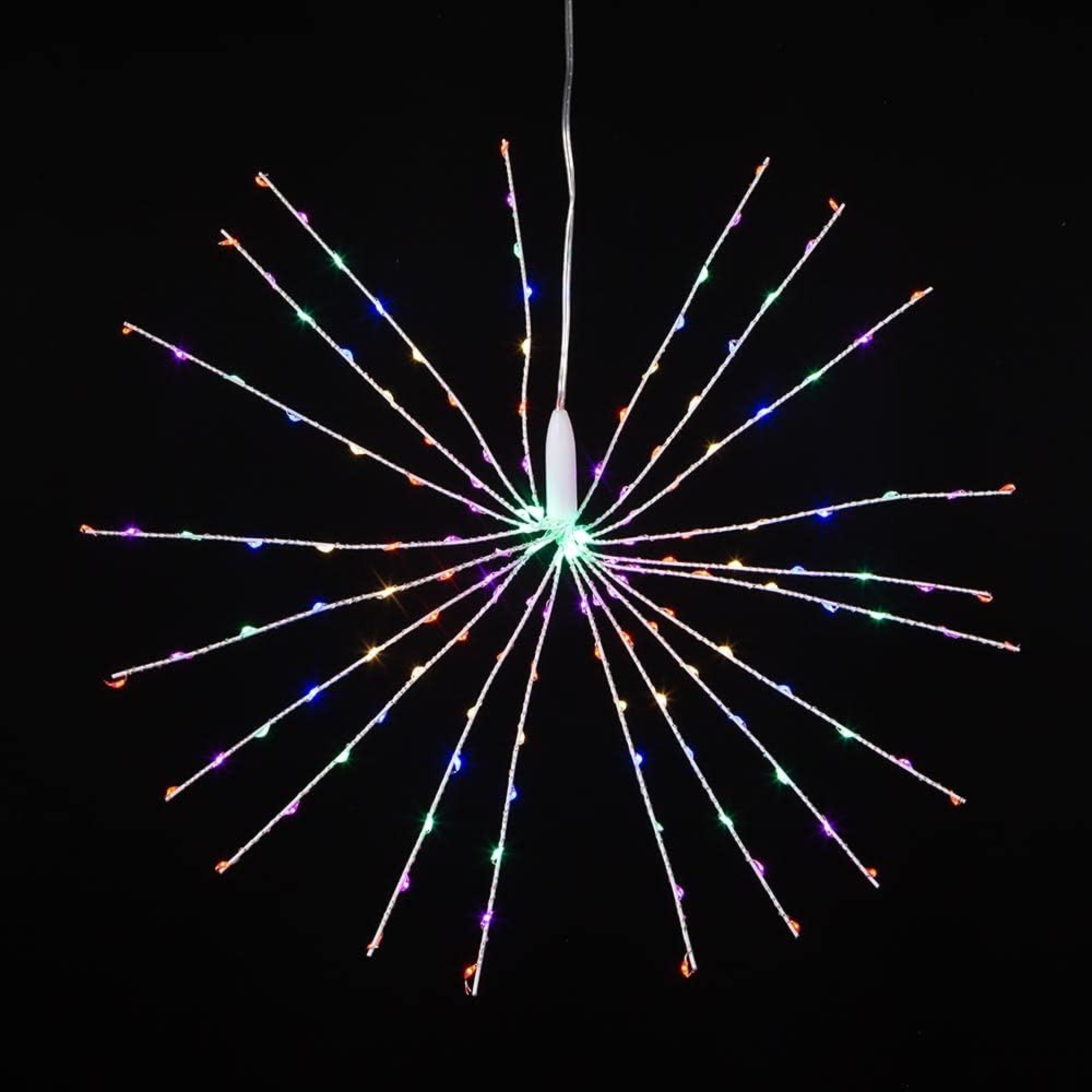 Kurt Adler Pre-Lit 3D Fairy Starburst Light, Multicolor, 16in