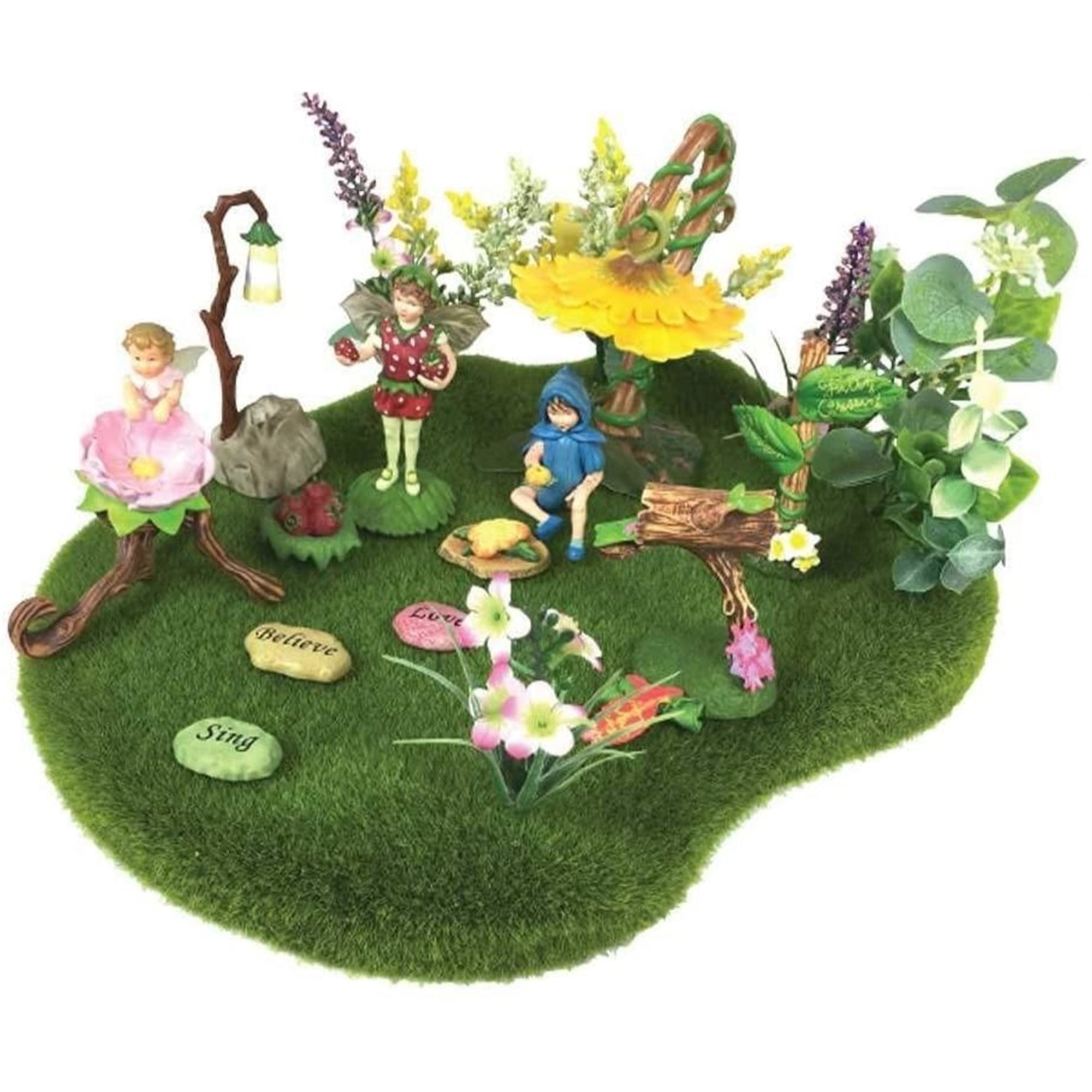 Flower Fairies Secret Garden Landscape Moss