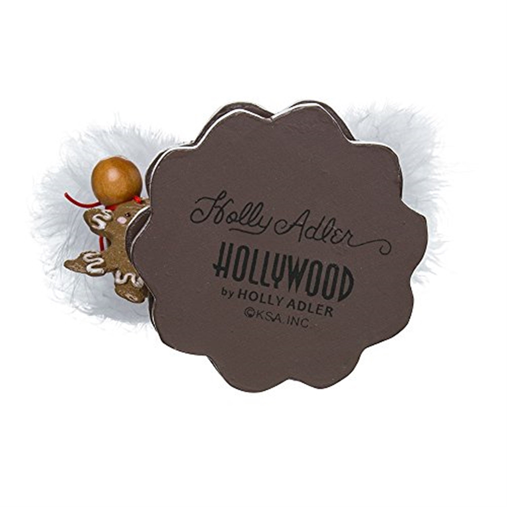 Kurt Adler Hollywood Nutcrackers, Chubby Gingerbread Nutcracker, 8"