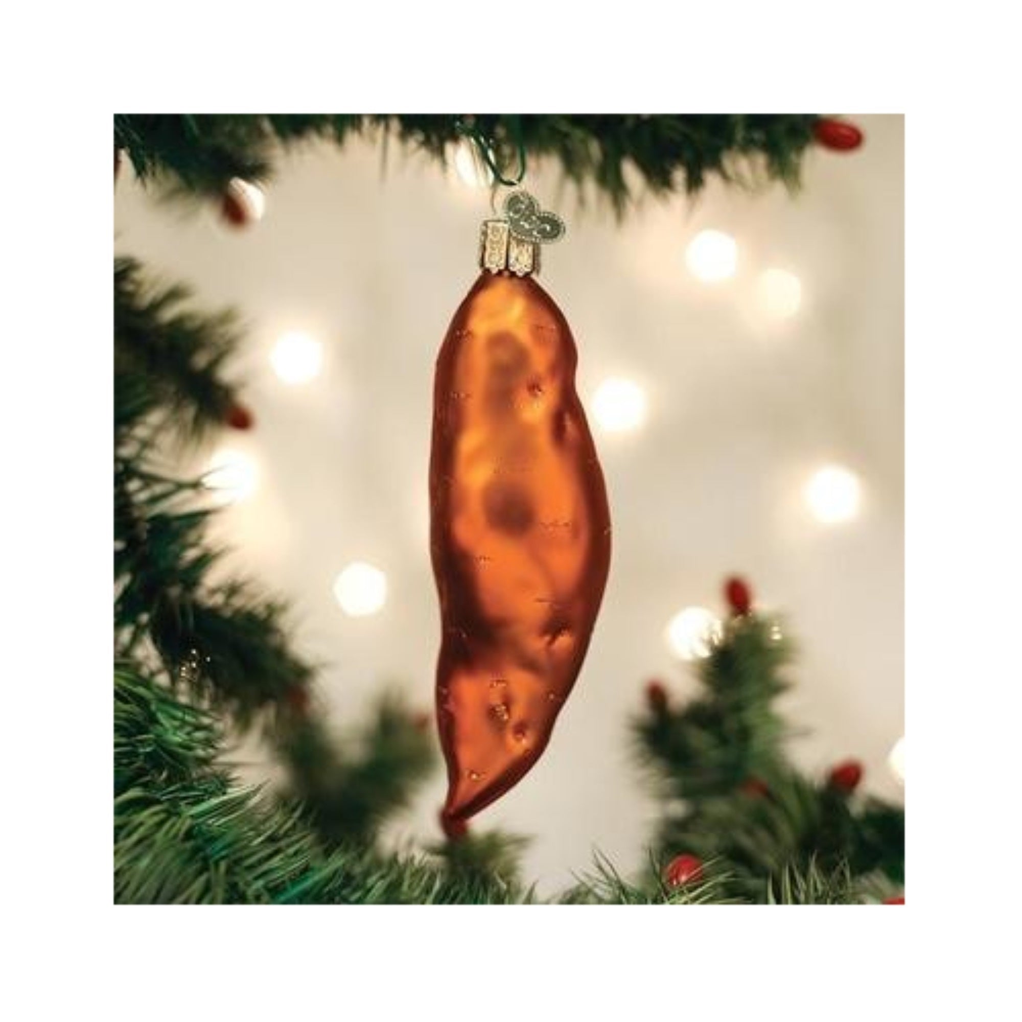 Old World Christmas Glass Blown Ornament for Christmas Tree, Sweet Potato