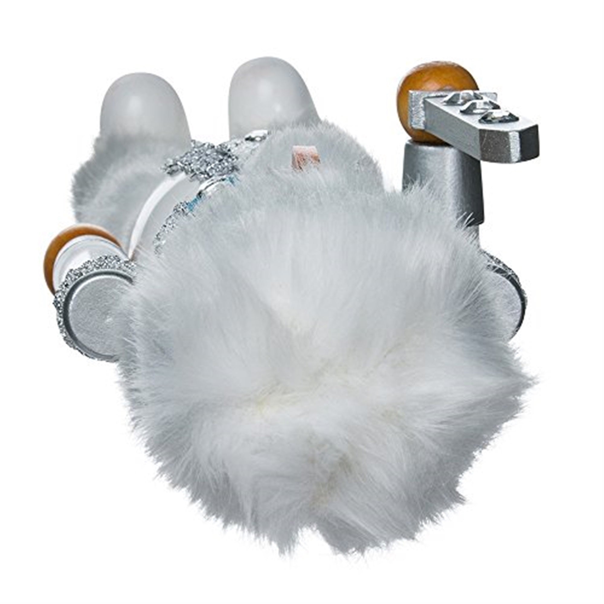 Kurt Adler White Russian Soldier Wooden Nutcracker, 15"