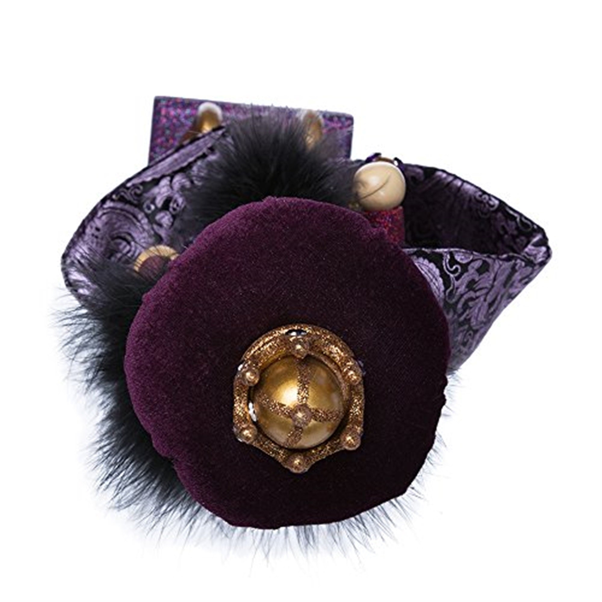 Kurt Adler Hollywood Nutcrackers Hollywood Purple King Nutcracker, 18"