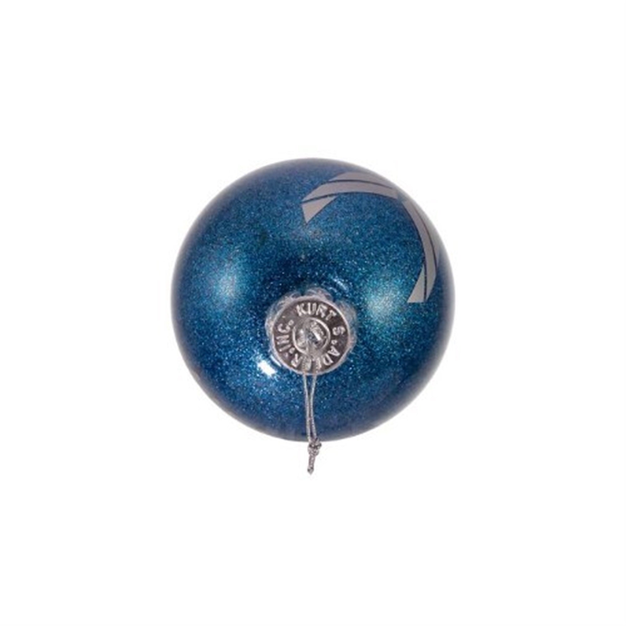 Kurt Adler Two-sided Glass Ball Ornament, United States Air Force "Aim High", Blue, 3"