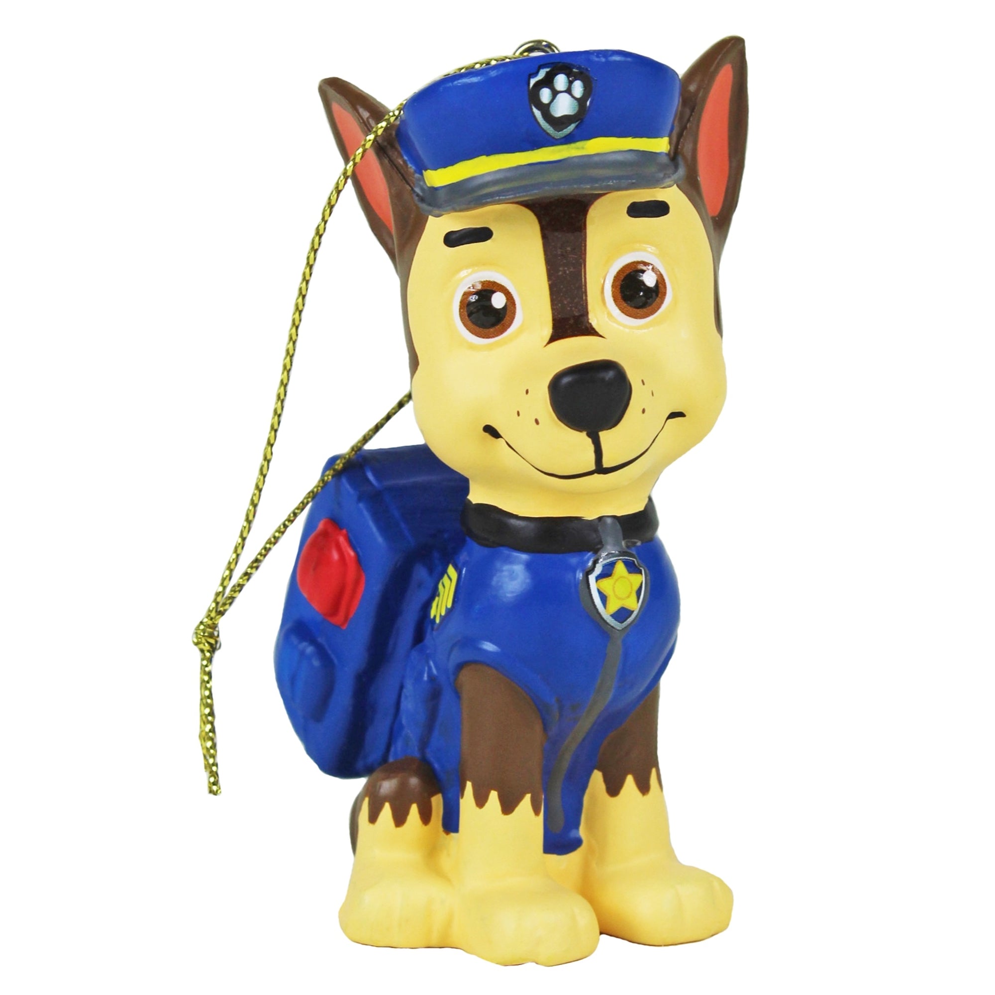 Kurt Adler Resin Ornaments for Christmas Tree, Paw Patrol, Rubble, Chase & Marshall (Pack of 3)