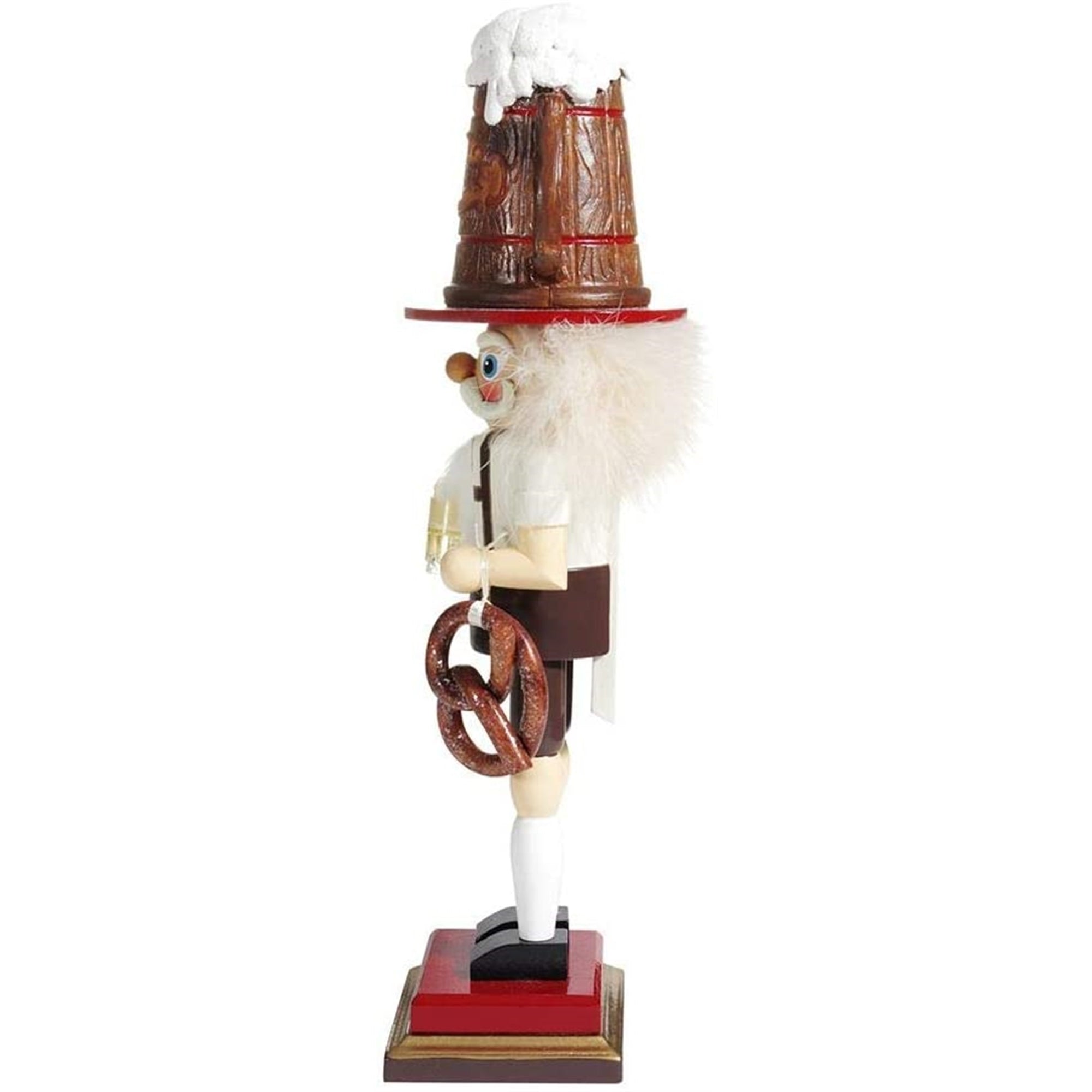 Kurt Adler Hollywood Beer and Pretzel Nutcracker, 15"