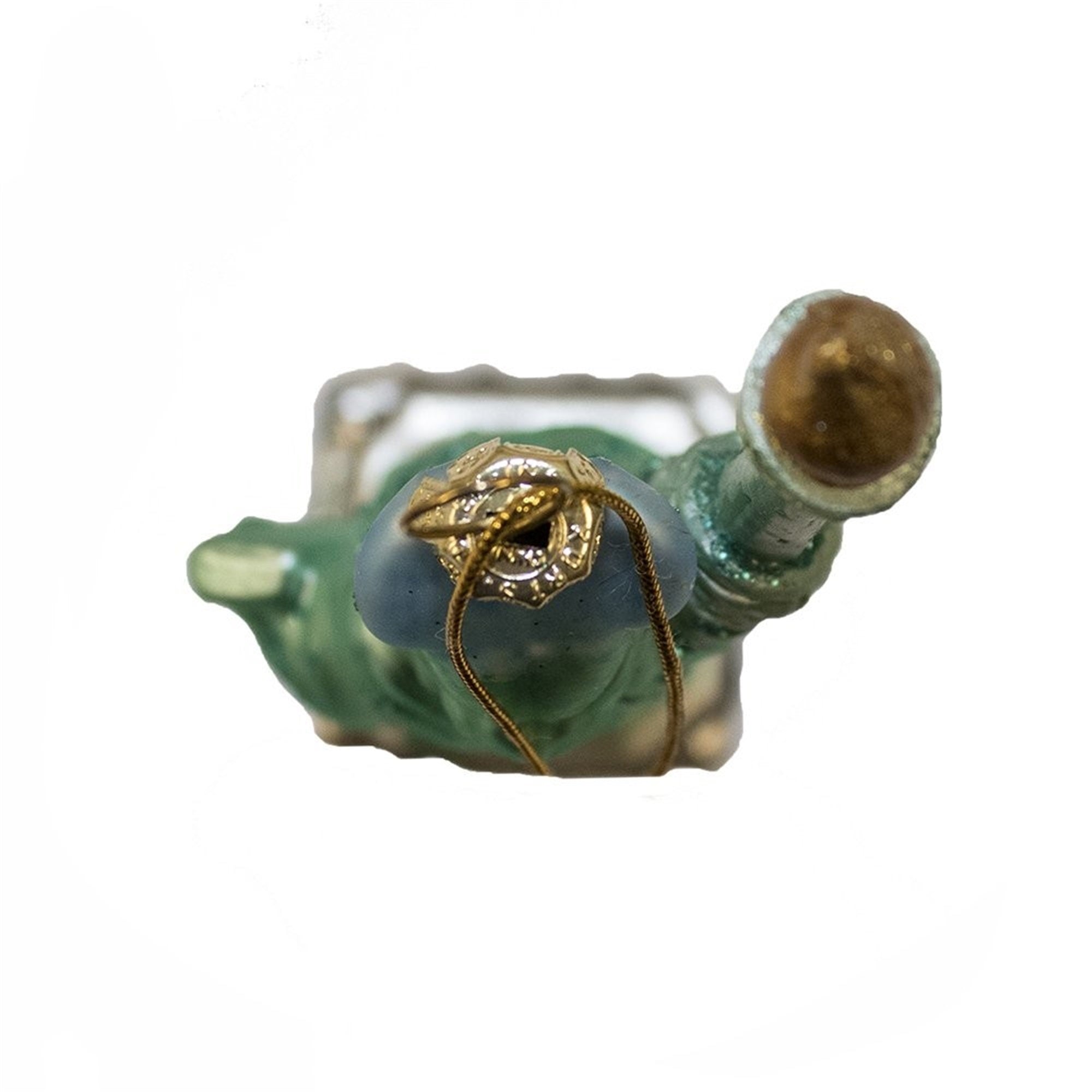 Kurt Adler Noble Gems Glass Ornament for Christmas Tree, Statue of Liberty