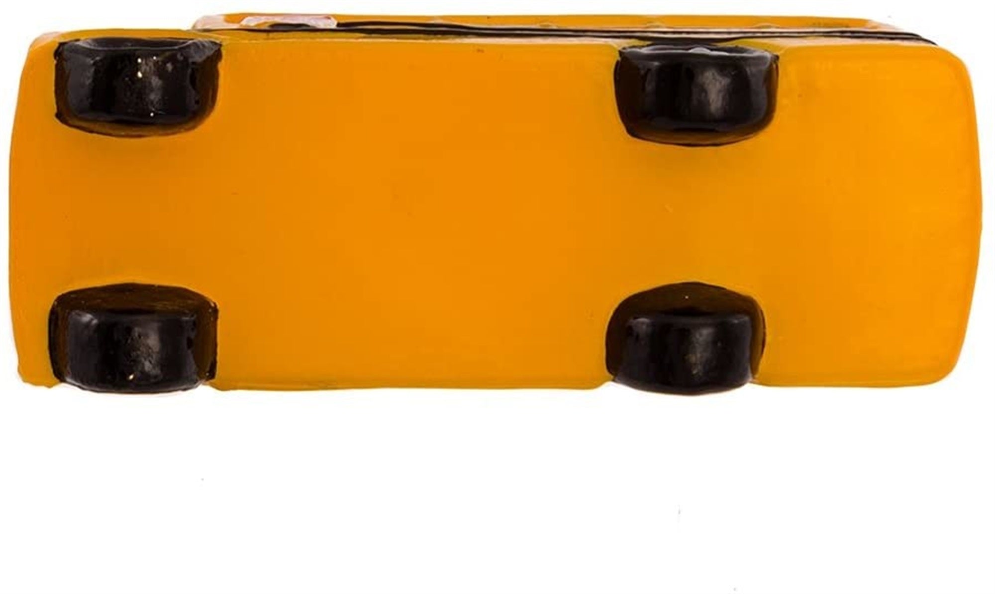 Kurt Adler Noble Gems Glass Ornament for Christmas Tree, Yellow School Bus