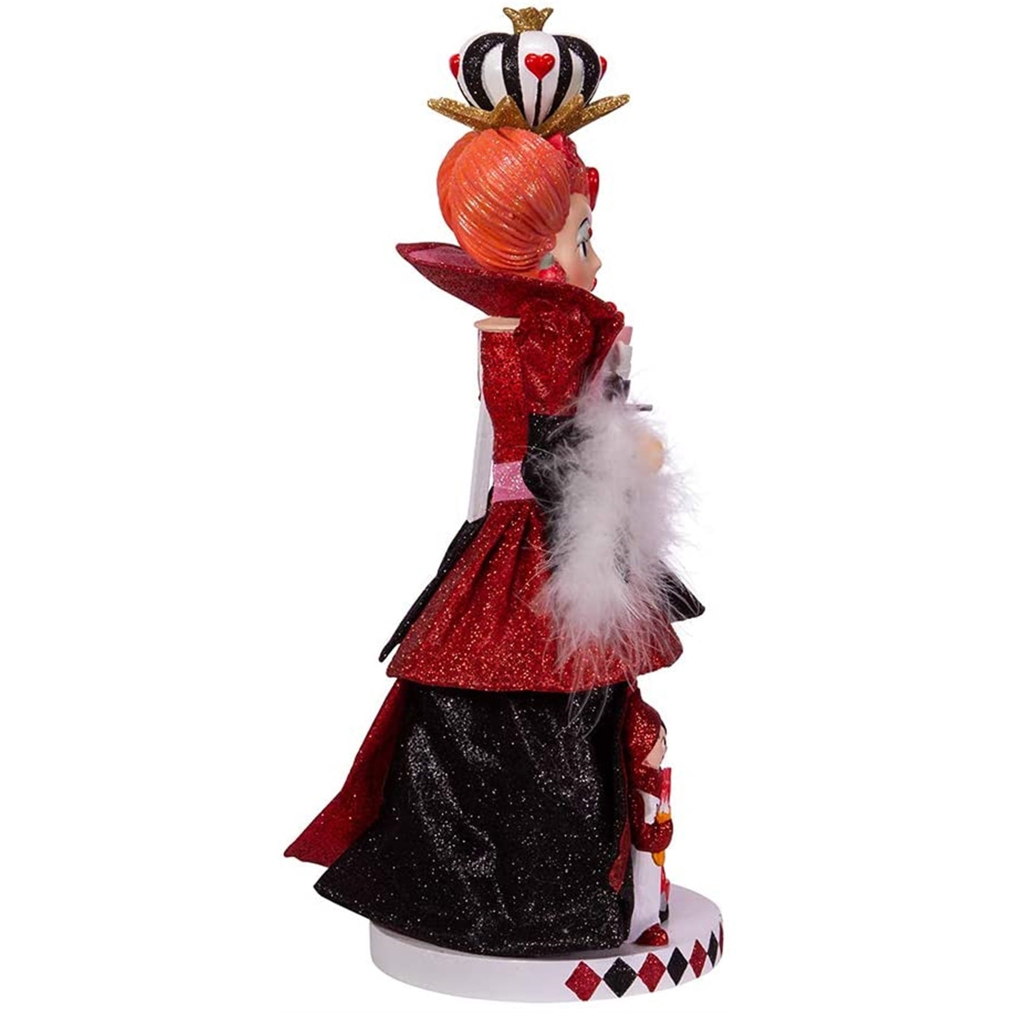 Kurt Adler Hollywood Nutcracker Collection, Queen of Hearts Nutcracker, 17.5"