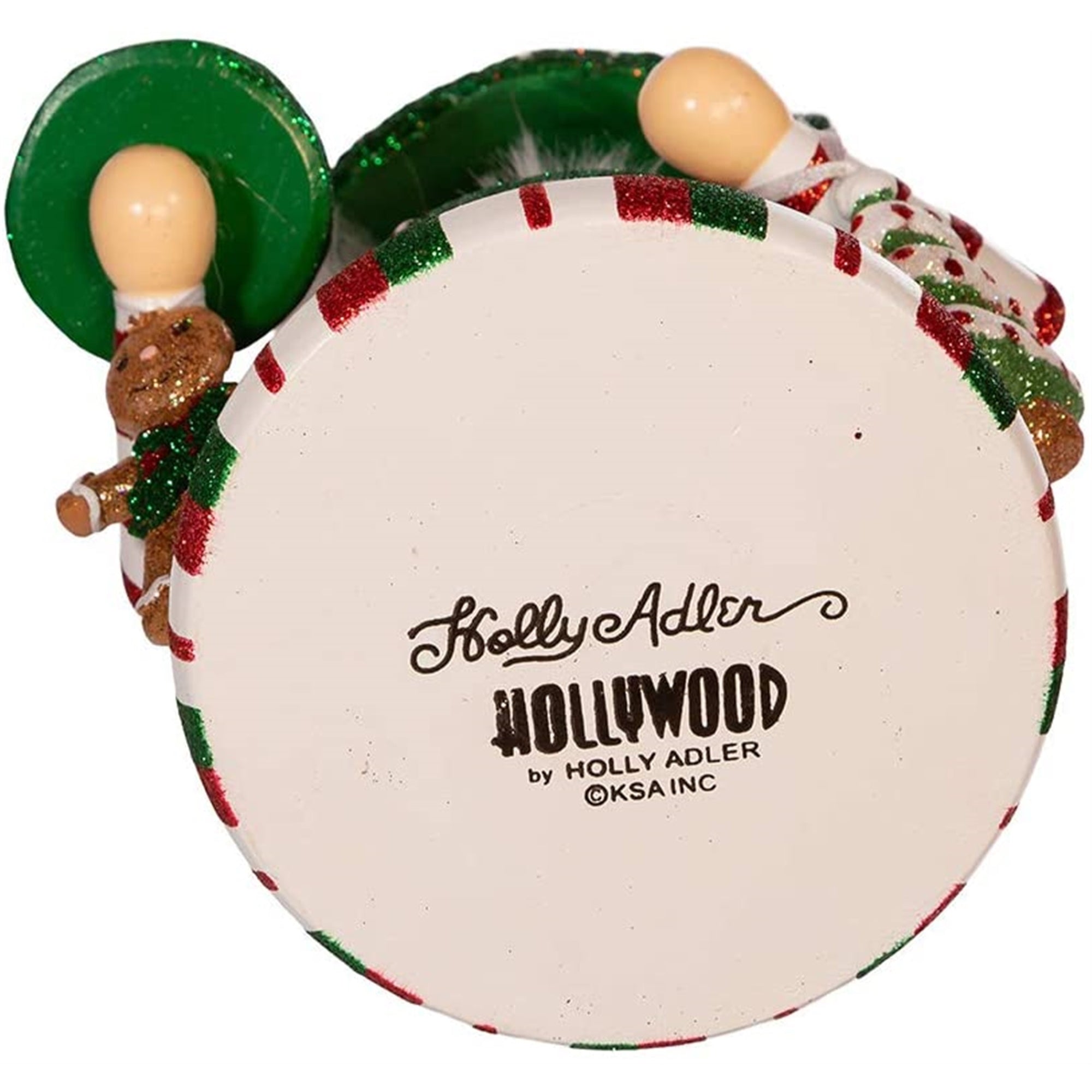 Kurt Adler Hollywood Nutcracker, LED Gingerbread House Hat, 15in