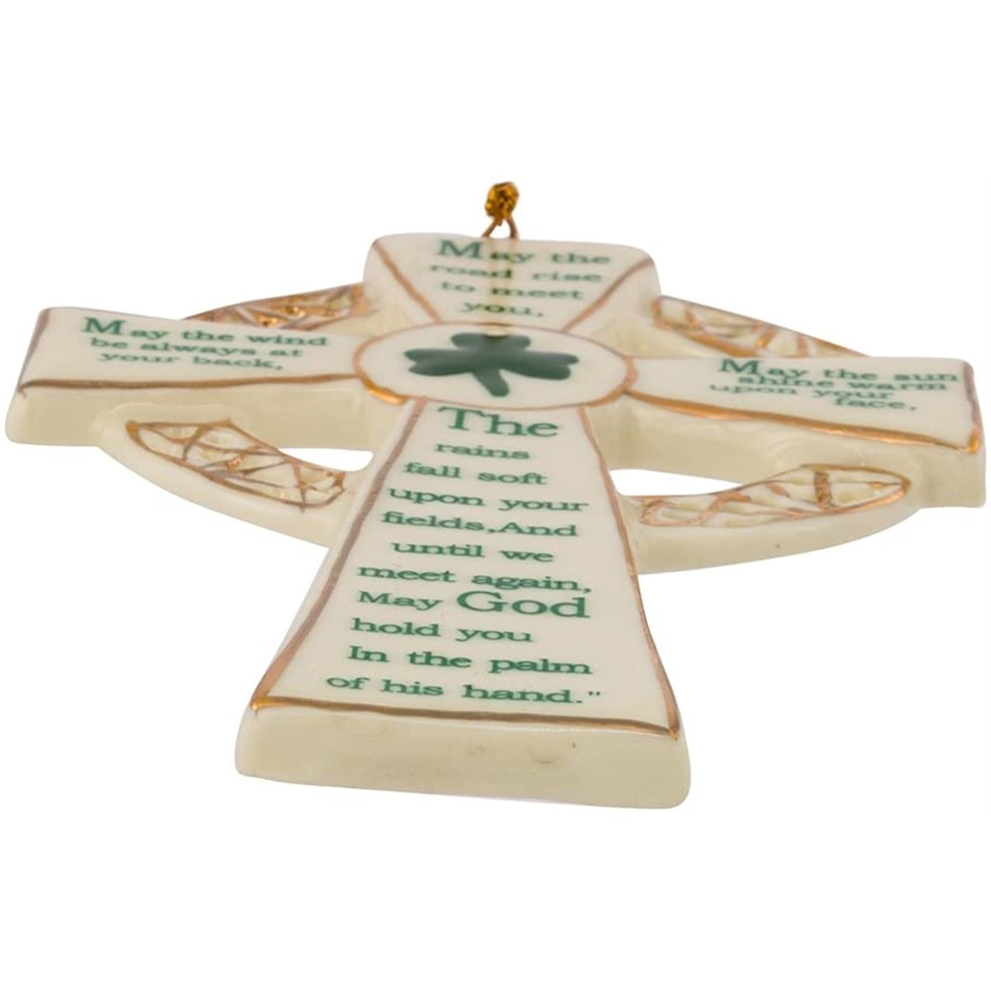 Kurt Adler Porcelain Irish Cross Ornament