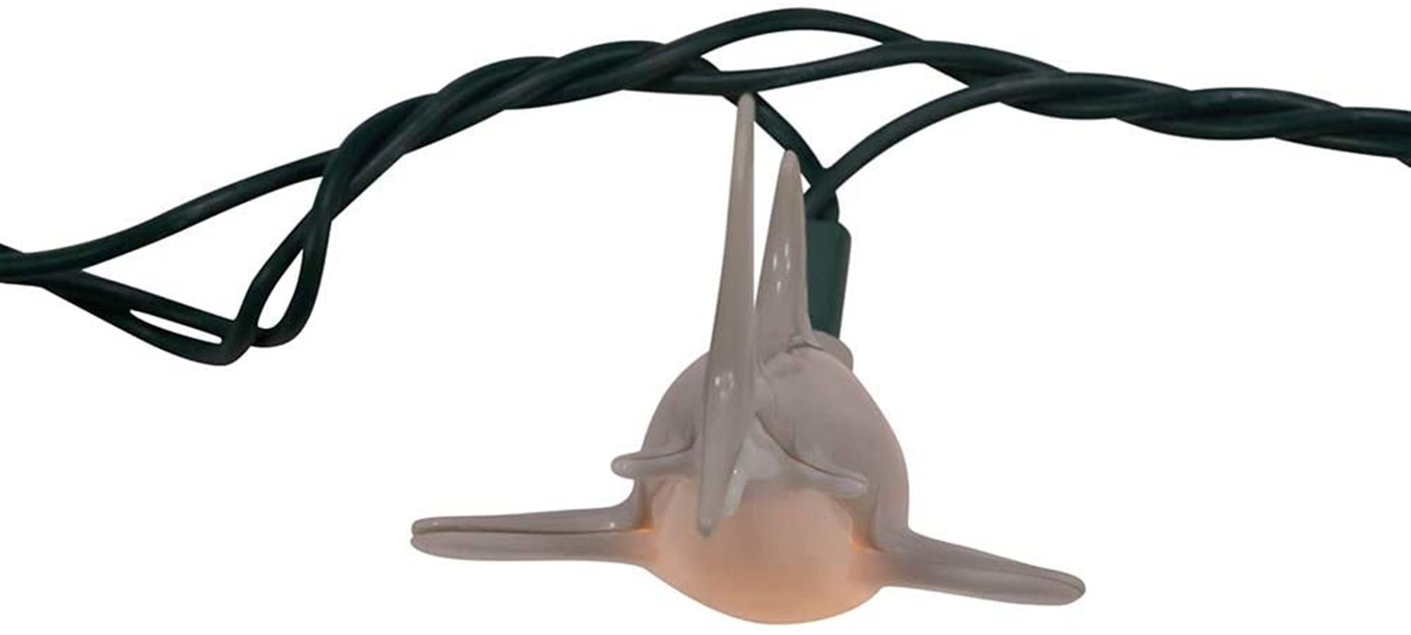 Kurt Adler Indoor/Outdoor Novelty String 10-Light Set, Sharks, 11.5'