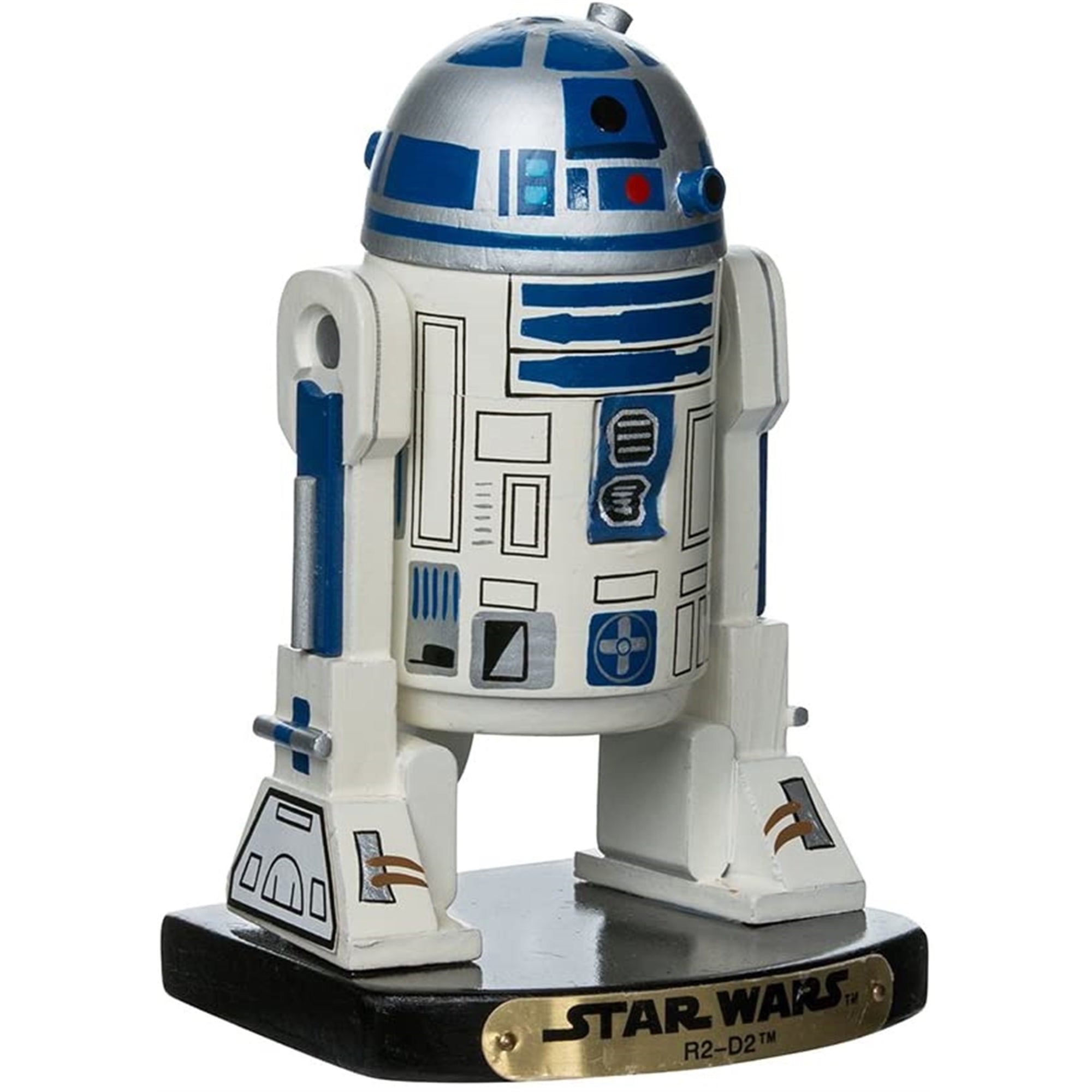 Kurt Adler Star Wars Nutcrackers, R2D2 Nutcracker, 7"