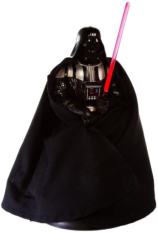 Kurt Adler Star Wars Darth Vader LED Lighted Treetop, 12"