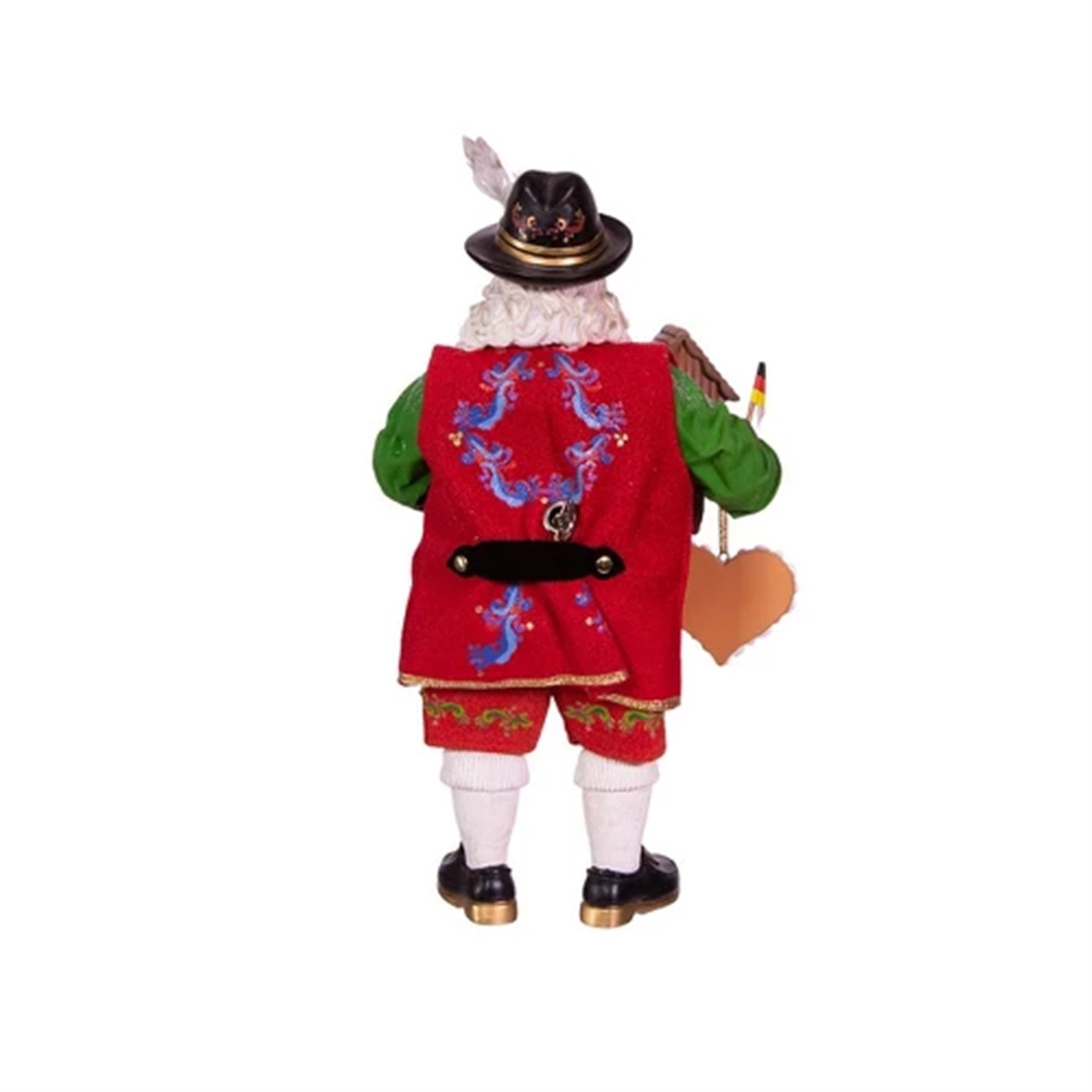 Kurt Adler Fabriche Musical German Santa, 11"