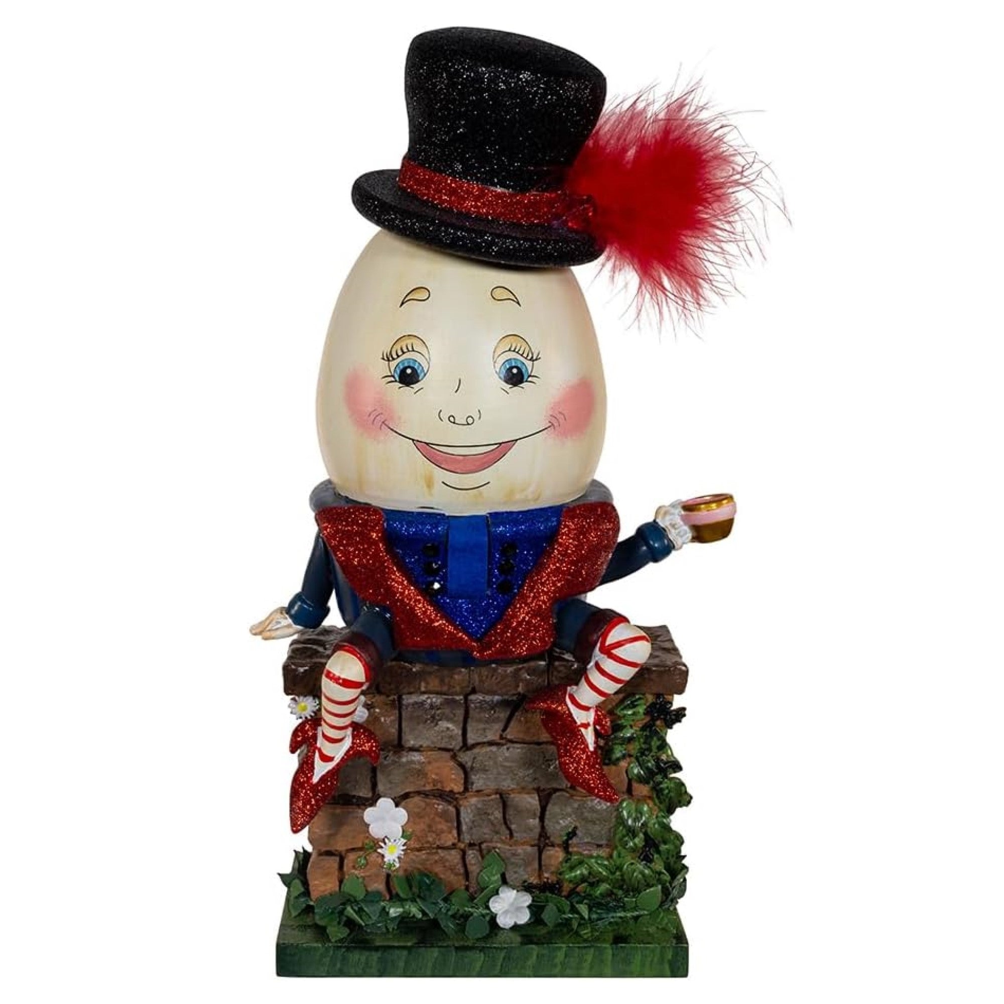 Kurt Adler Wooden Hollywood Nutcracker Collection, Humpty Dumpty, 13.5in