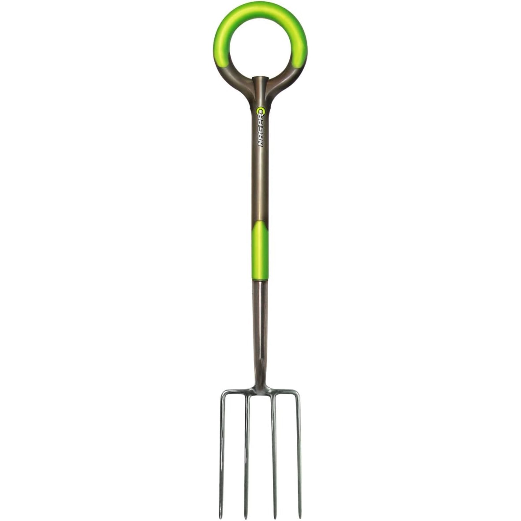 Radius Garden 203 PRO Garden Stainless Steel Digging Fork, Green