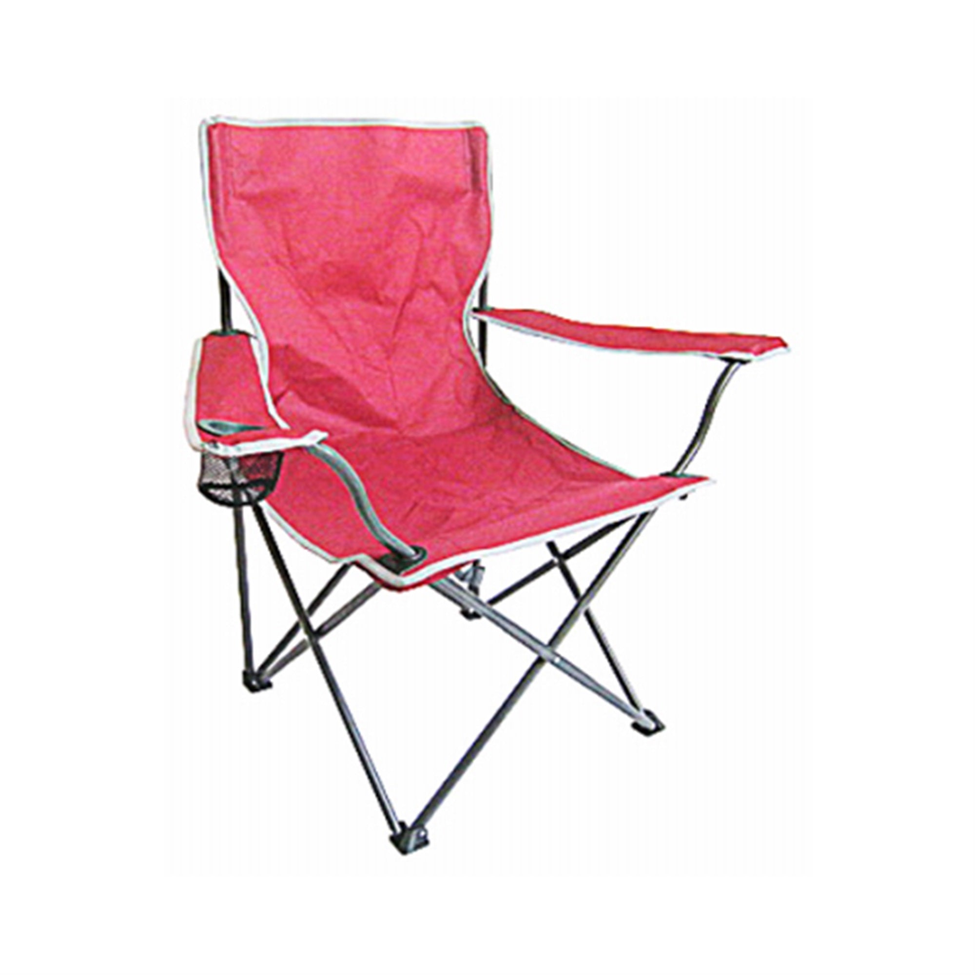 Four Seasons Self-Enclosing Quad Portable Camping Chair, Assorted Colors (Pack of 1)