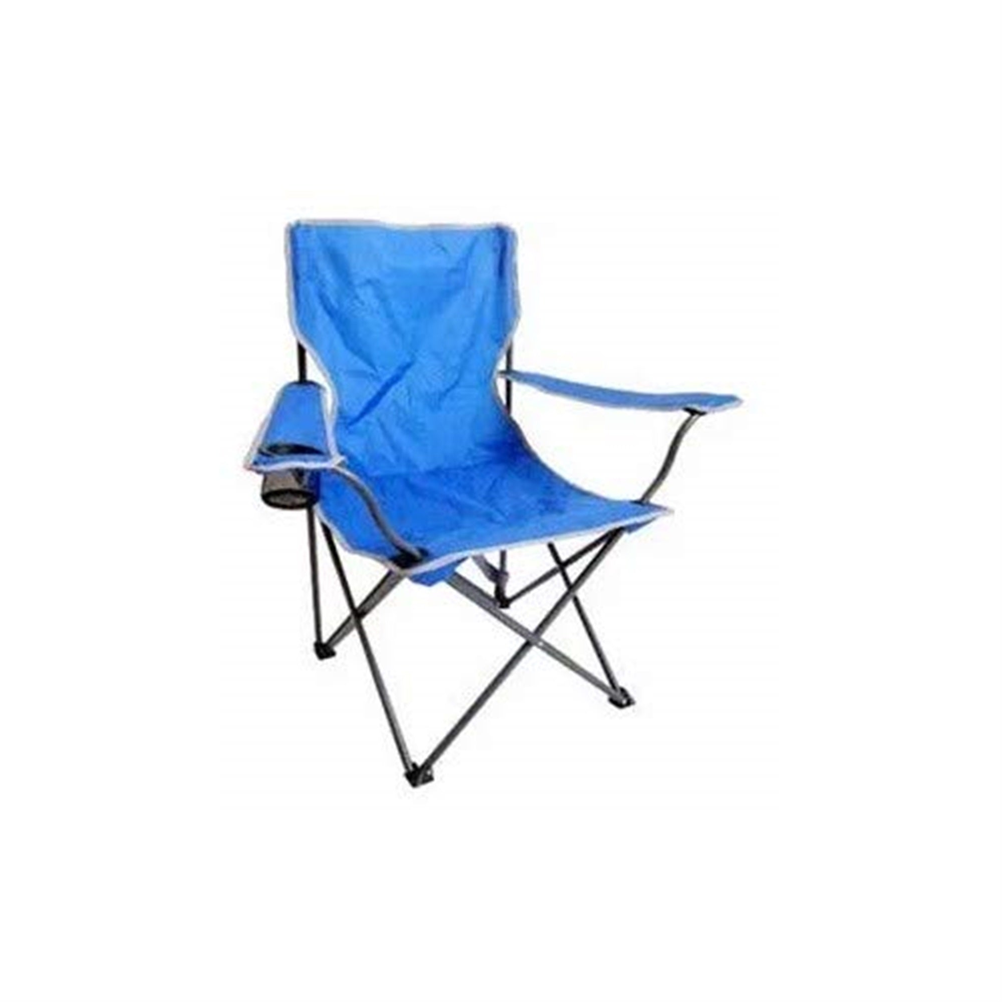 Four Seasons Self-Enclosing Quad Portable Camping Chair, Assorted Colors (Pack of 1)