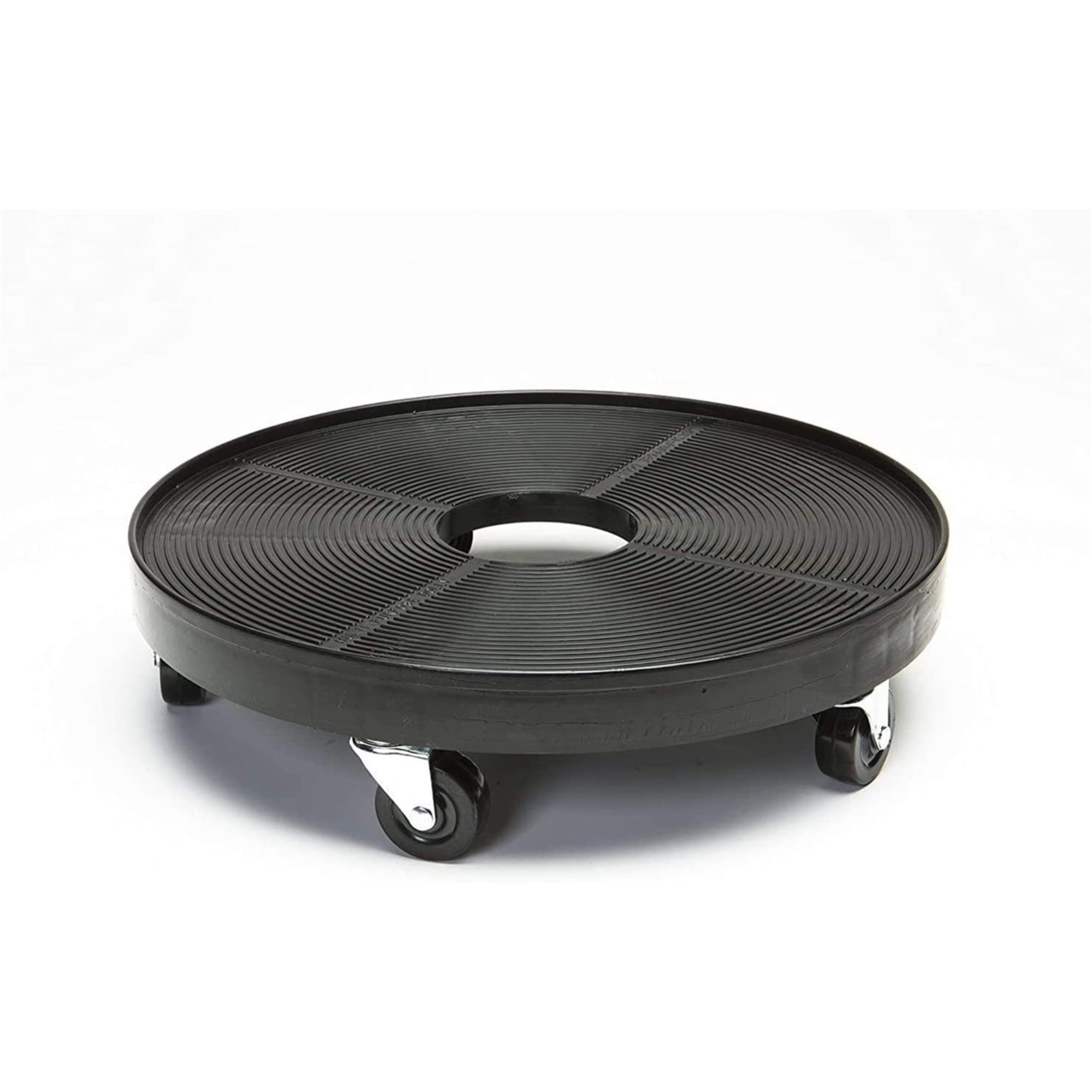 DeVault Heavy Duty Plastic Plant Dolly/Caddy with Hole, 16"