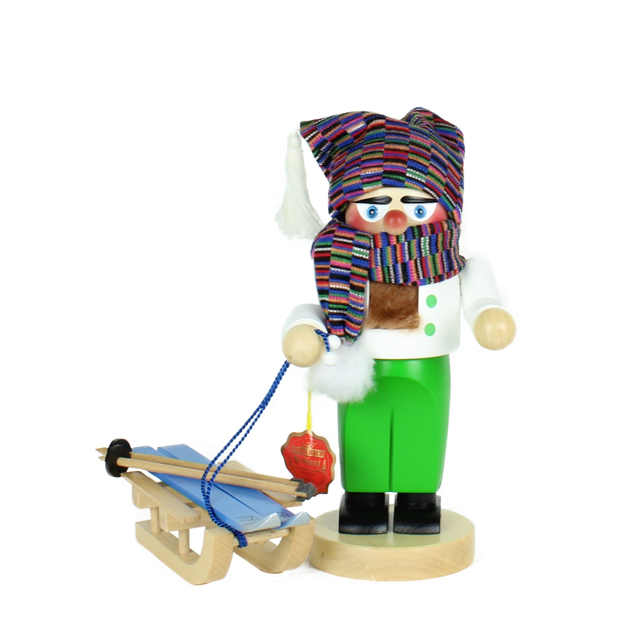 Steinbach Chubby Nutcracker Collection, Skier, 11.5"