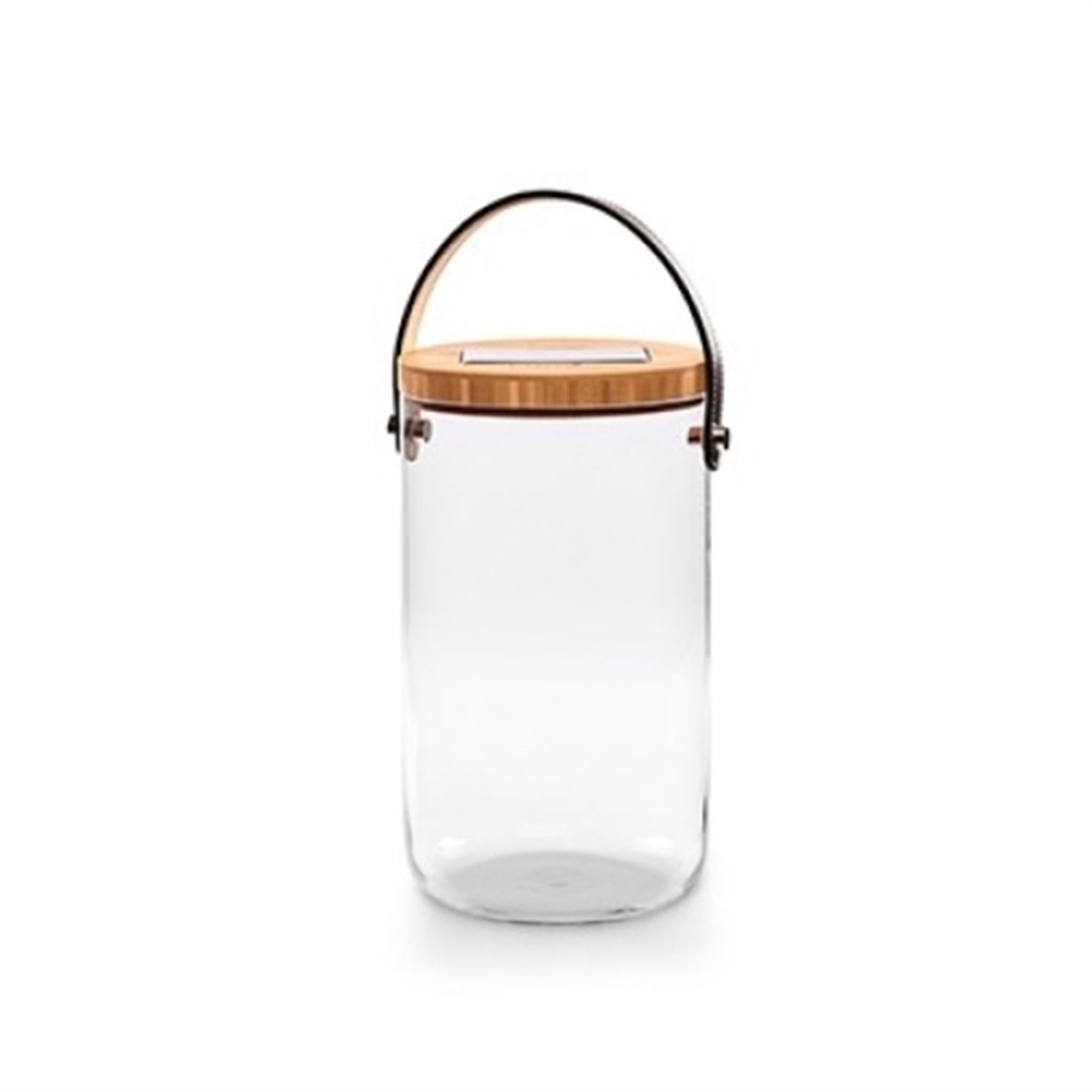 Krinner Lumix Solar-Powered Home Decoration Glass LED Display Jar, 11in