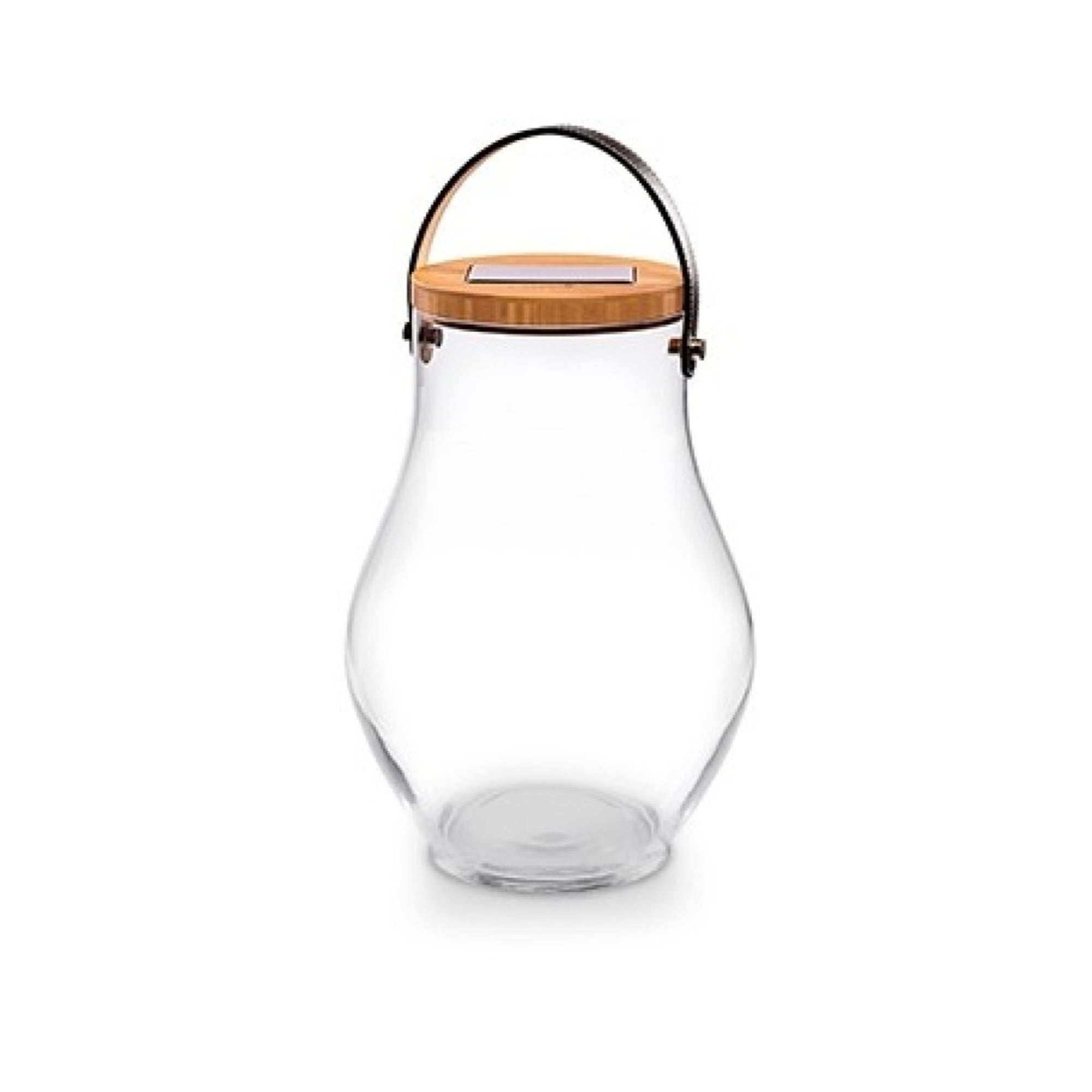 Krinner Lumix Solar-Powered Home Decoration Glass LED Display Jar, 13.5in