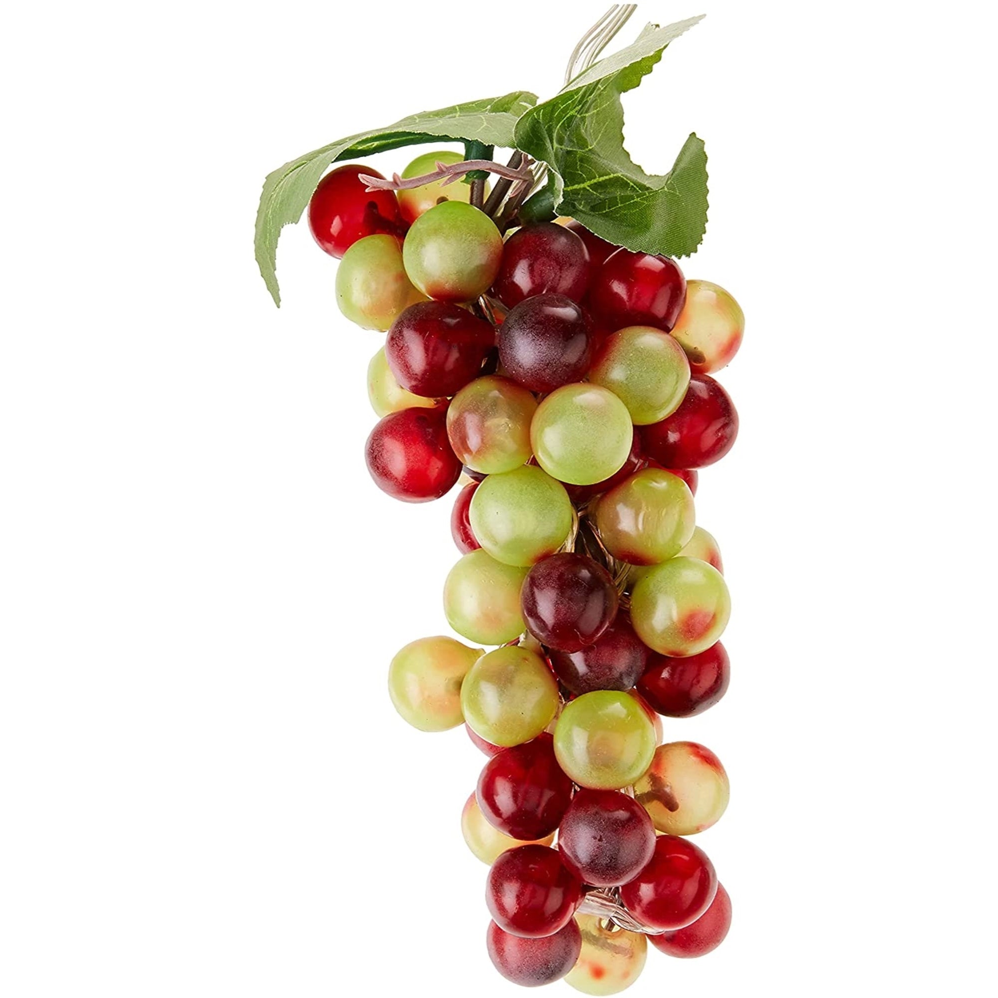 Kurt Adler Green and Burgundy Grape Bunches 100-LED Light Set, 5 Bunches, 5.3'