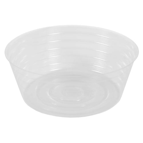 Curtis Wagner Plastics Heavy-Gauge Vinyl Deep Drop-In Basket Liner, Clear — 10”