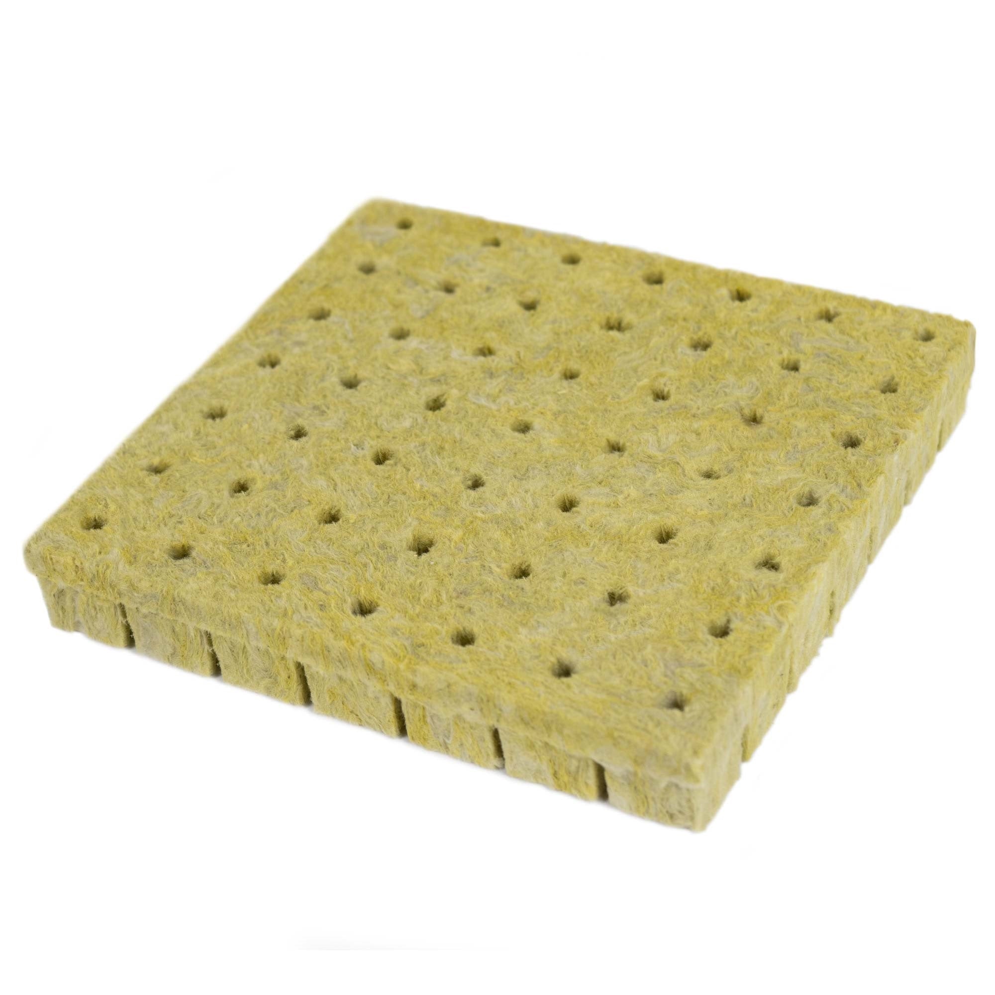 Grodan Rockwool Cubes Sterile Inorganic Growing Medium for Seed Starting & Rooting Cuttings (1.5 Inches) 49 Cubes