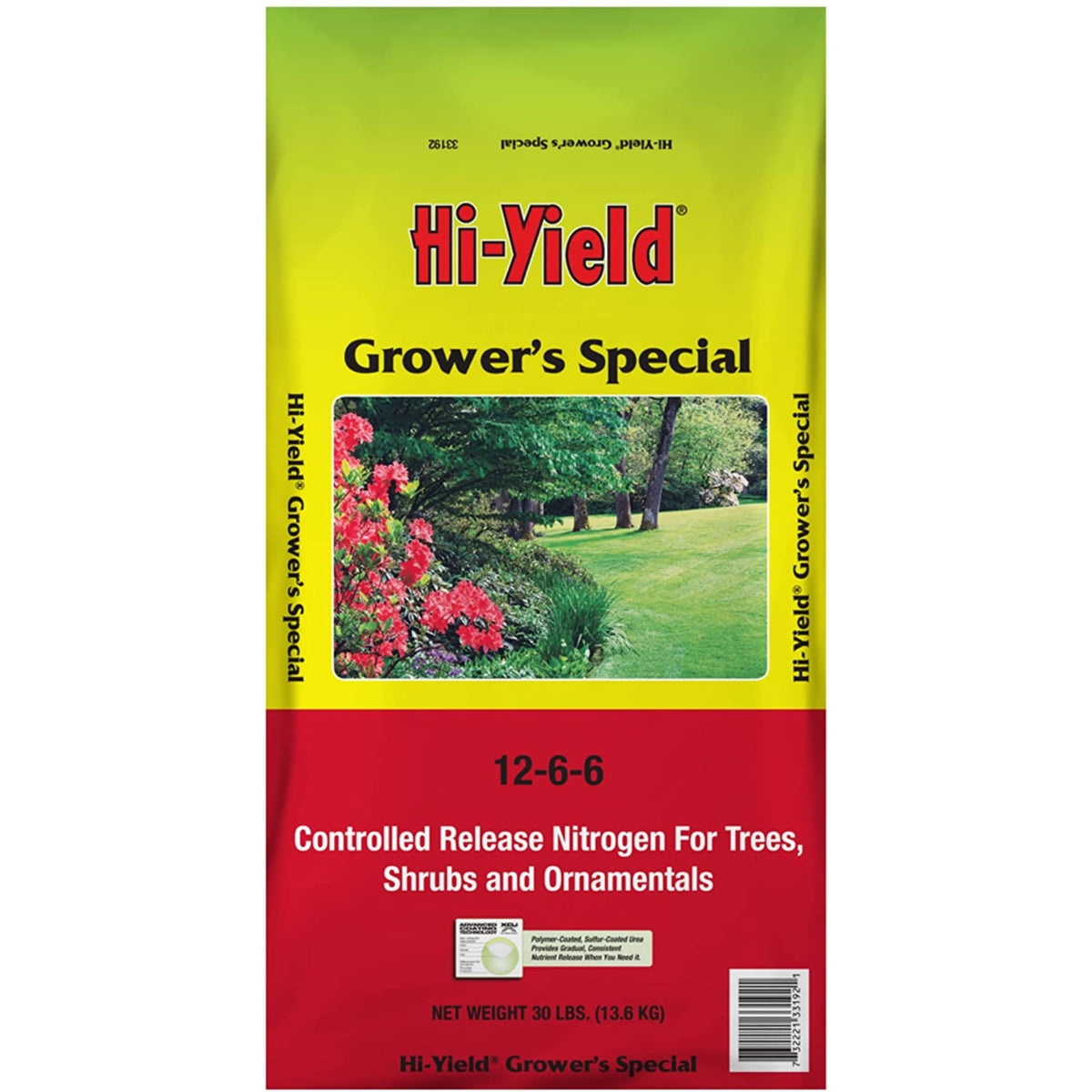 Hi-Yield Grower's Special 12-6-6 Controlled-Release Nitrogen Fertilizer