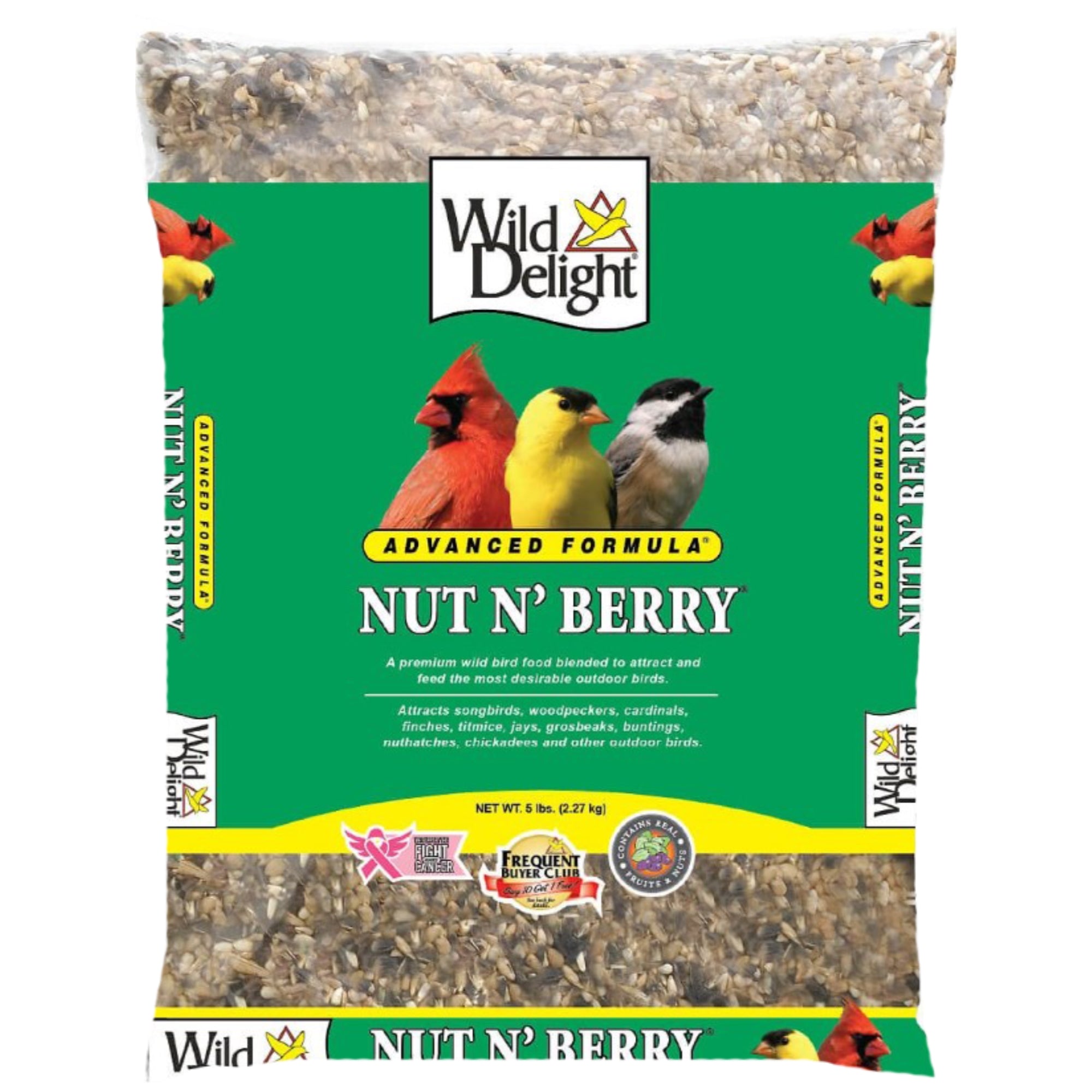 Wild Delight Nut N' Berry Wild Bird Food, 5lbs