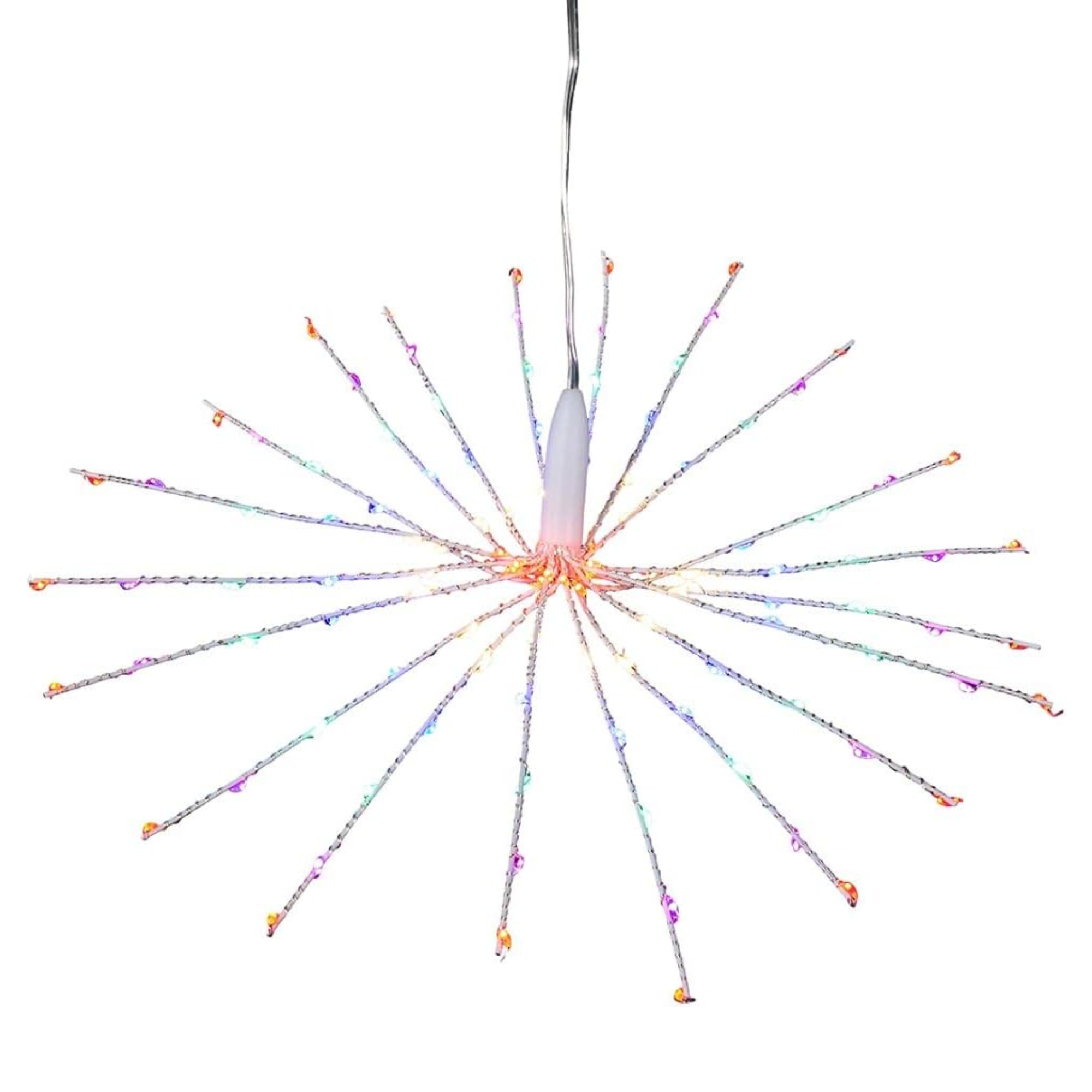 Kurt Adler Pre-Lit 3D Fairy Starburst Light, Multicolor, 12in