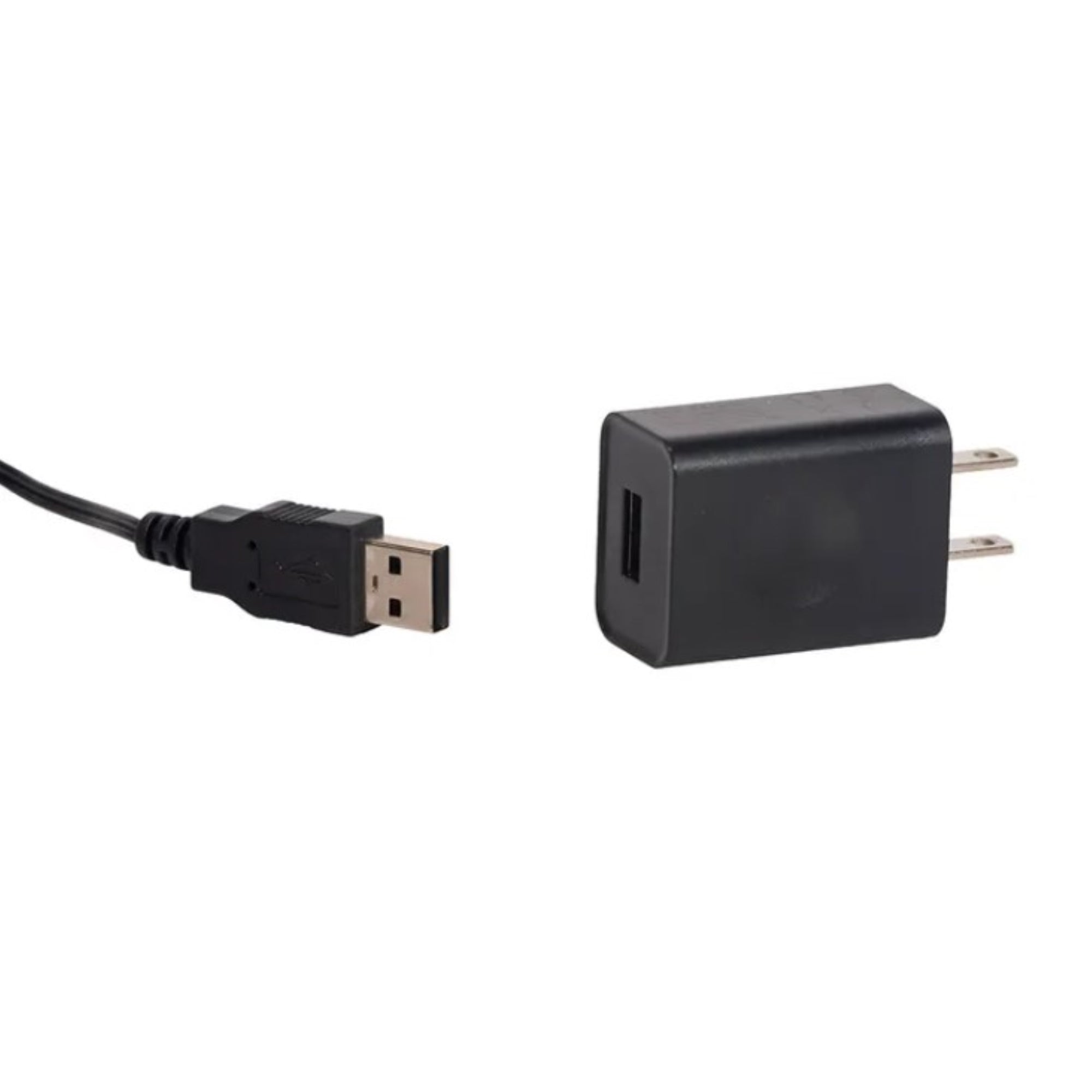 Kurt Adler USB PowerConnect+ Extension Cord with 6 Ports, Black Wire, 6'